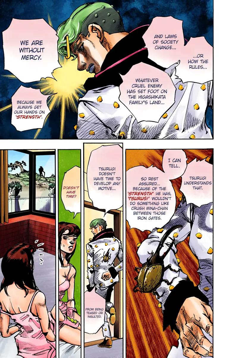 JoJo's Bizarre Adventure, Part 8: JoJolion Colored Manga — Chapter 85 — Page 12