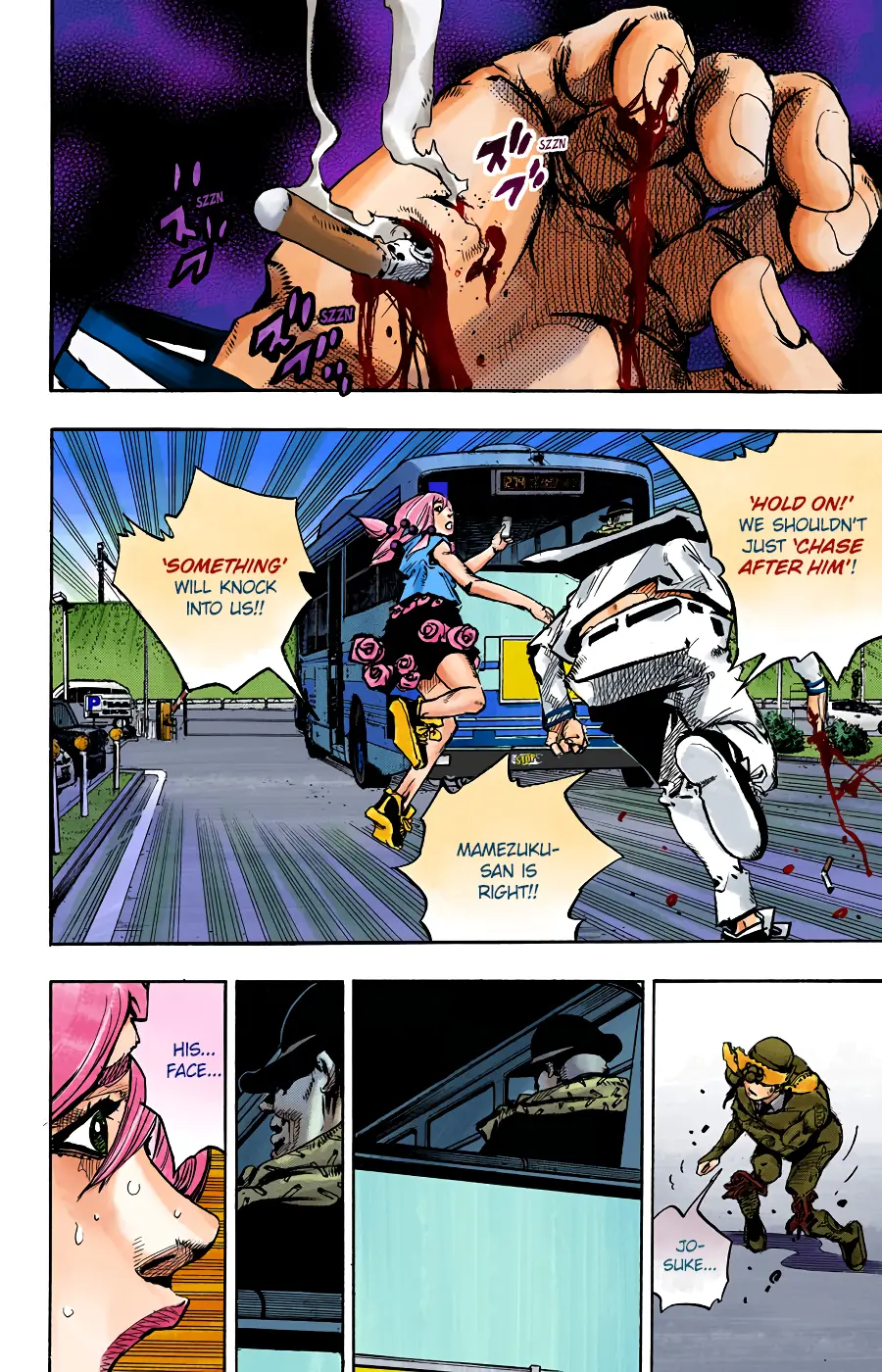 JoJo's Bizarre Adventure, Part 8: JoJolion Colored Manga — Chapter 86 — Page 12
