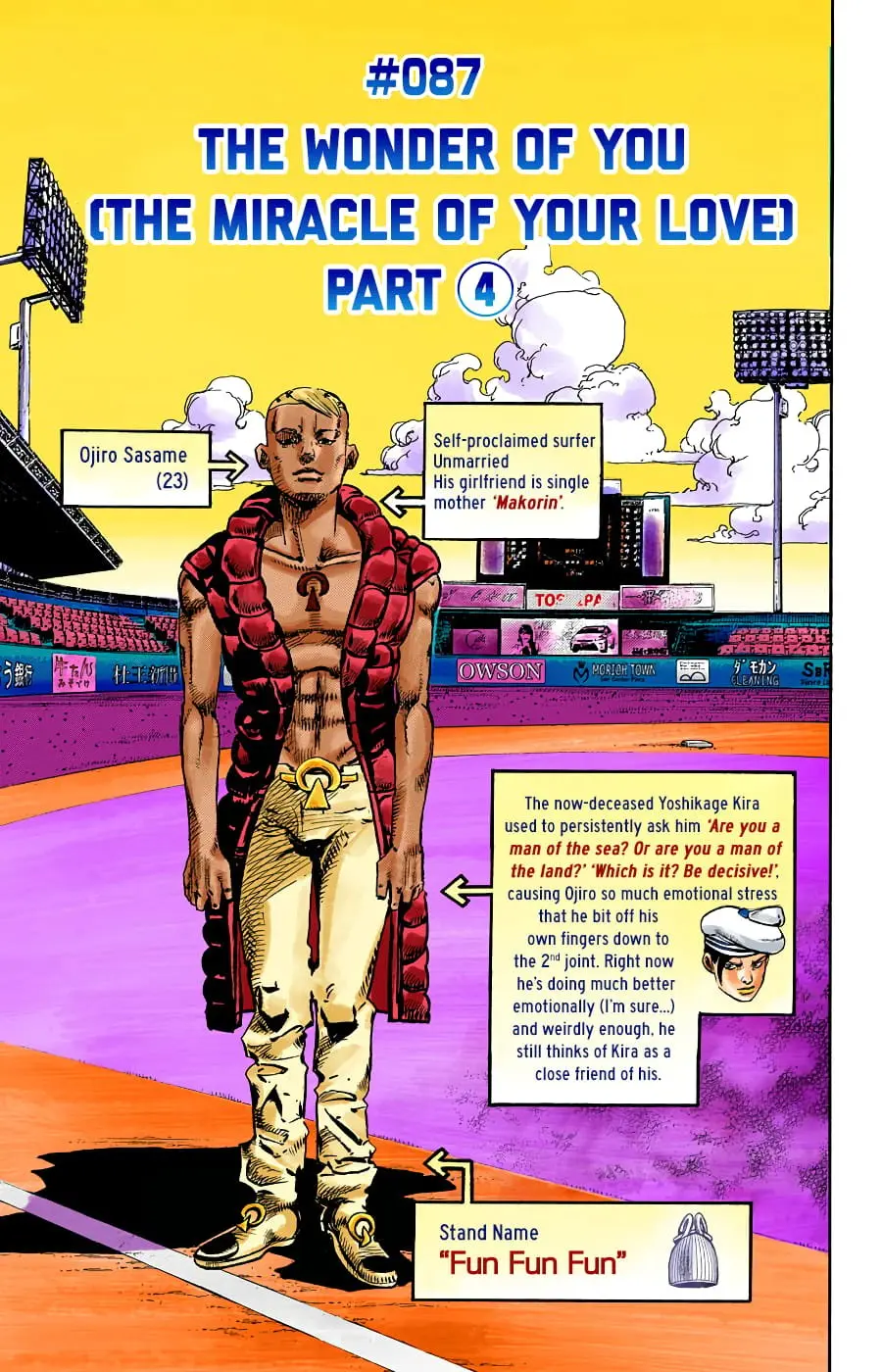 JoJo's Bizarre Adventure, Part 8: JoJolion Colored Manga — Chapter 87 — Page 6