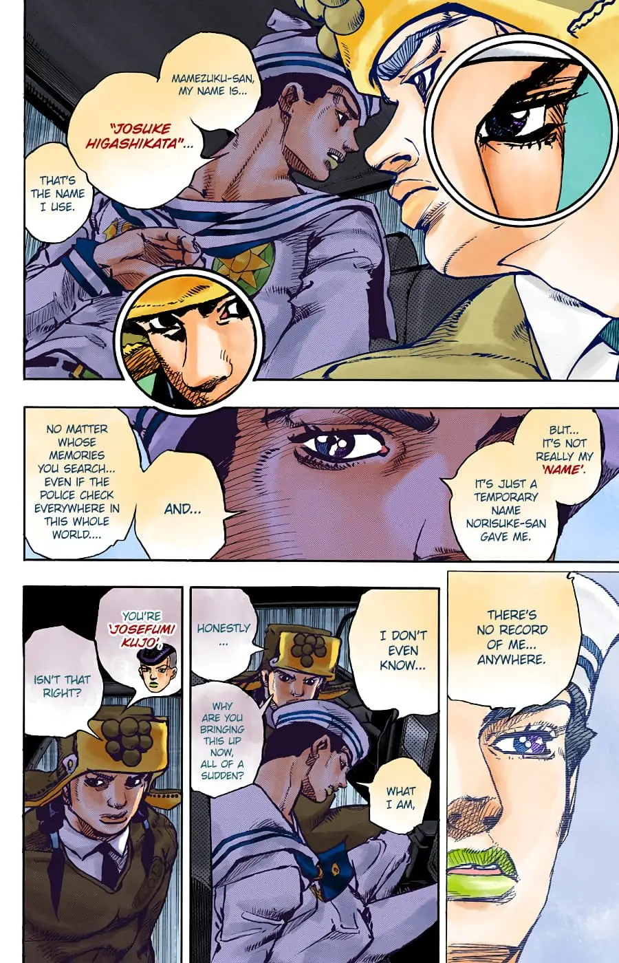 JoJo's Bizarre Adventure, Part 8: JoJolion Colored Manga — Chapter 90 — Page 7