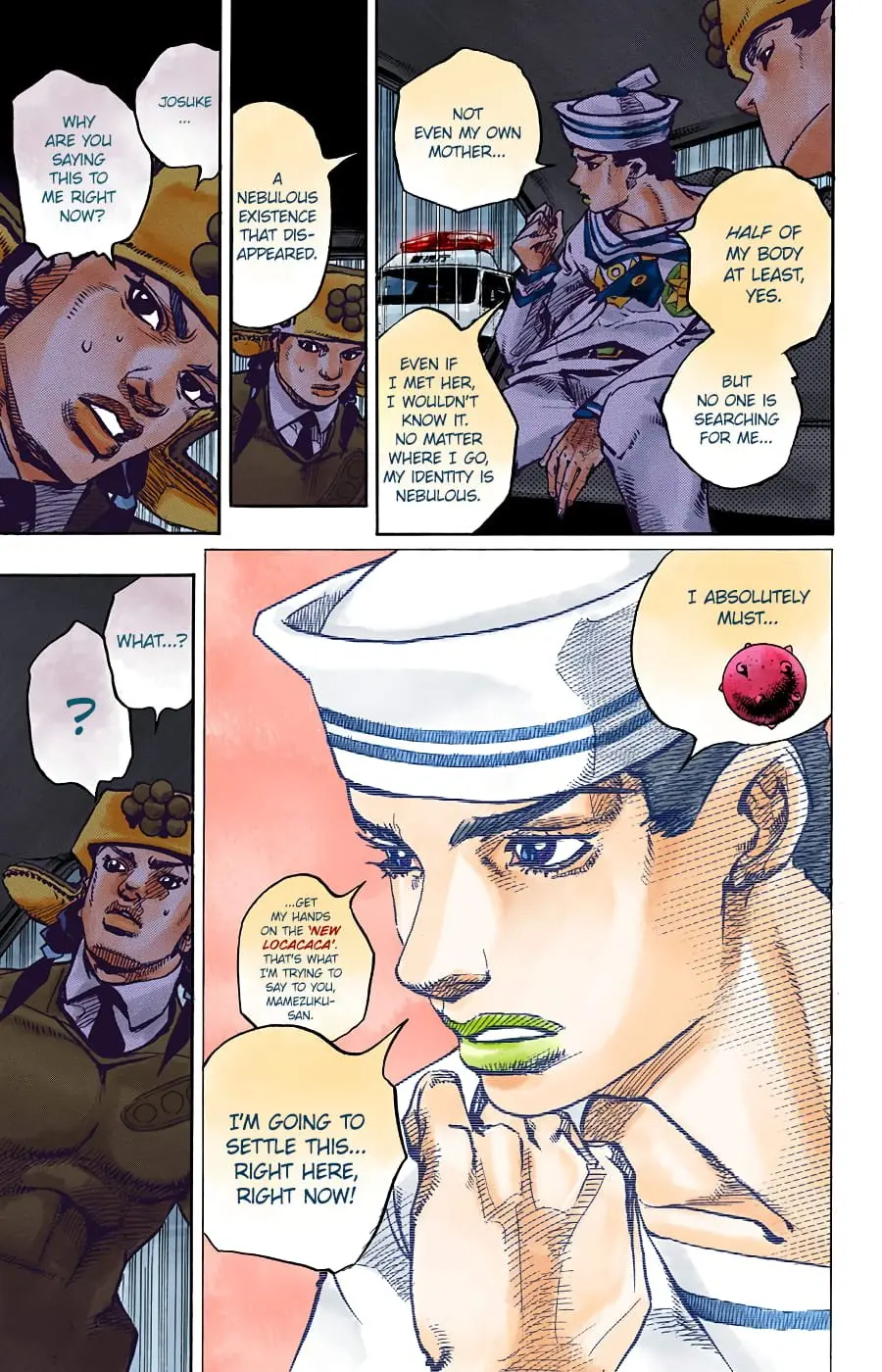 JoJo's Bizarre Adventure, Part 8: JoJolion Colored Manga — Chapter 90 — Page 8