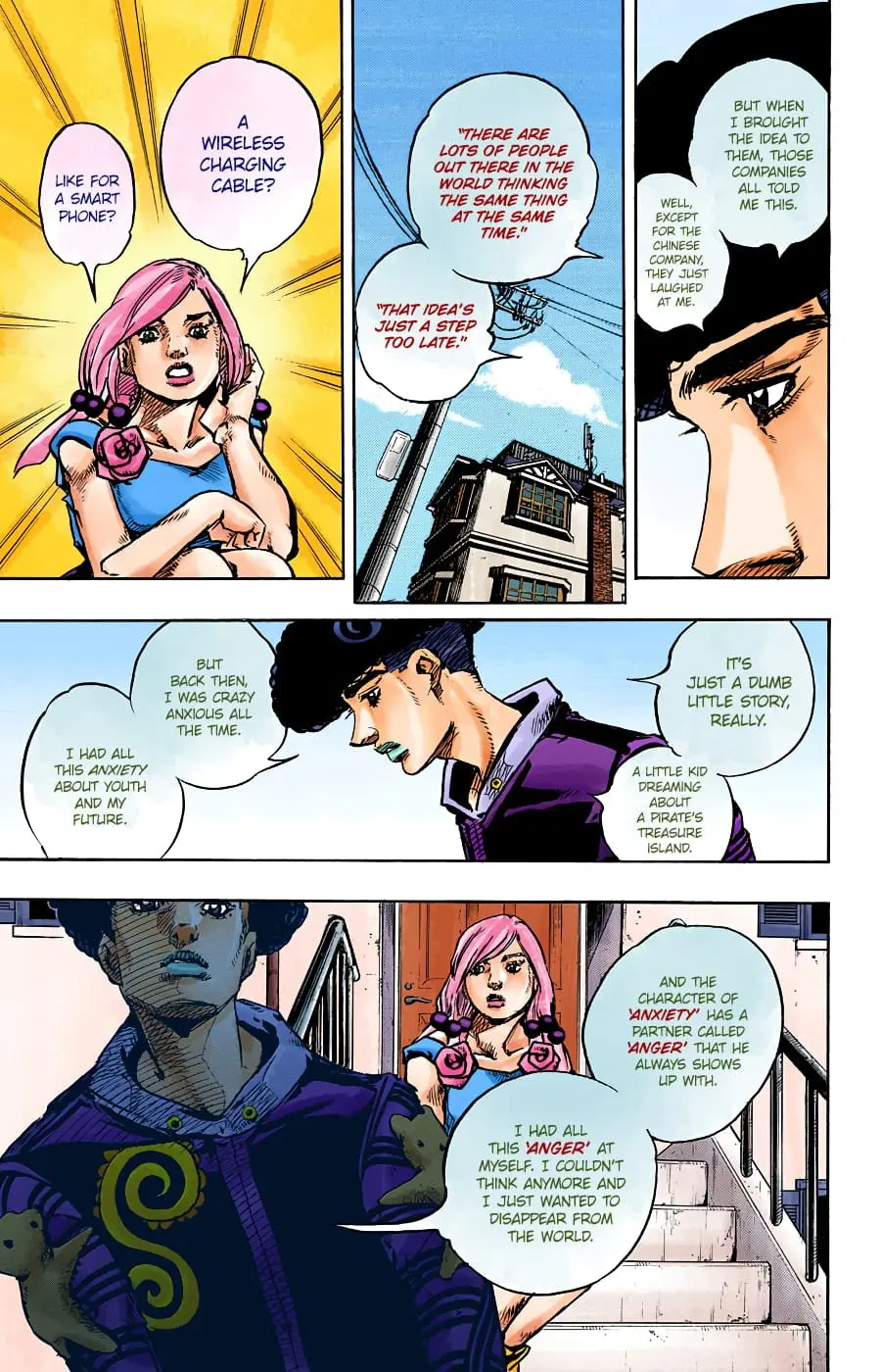 JoJo's Bizarre Adventure, Part 8: JoJolion Colored Manga — Chapter 90 — Page 21