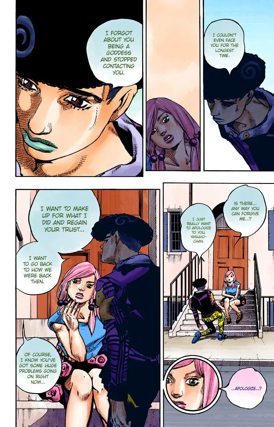 JoJo's Bizarre Adventure, Part 8: JoJolion Colored Manga — Chapter 90 — Page 22