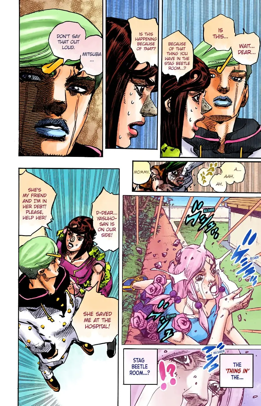 JoJo's Bizarre Adventure, Part 8: JoJolion Colored Manga — Chapter 94 — Page 17