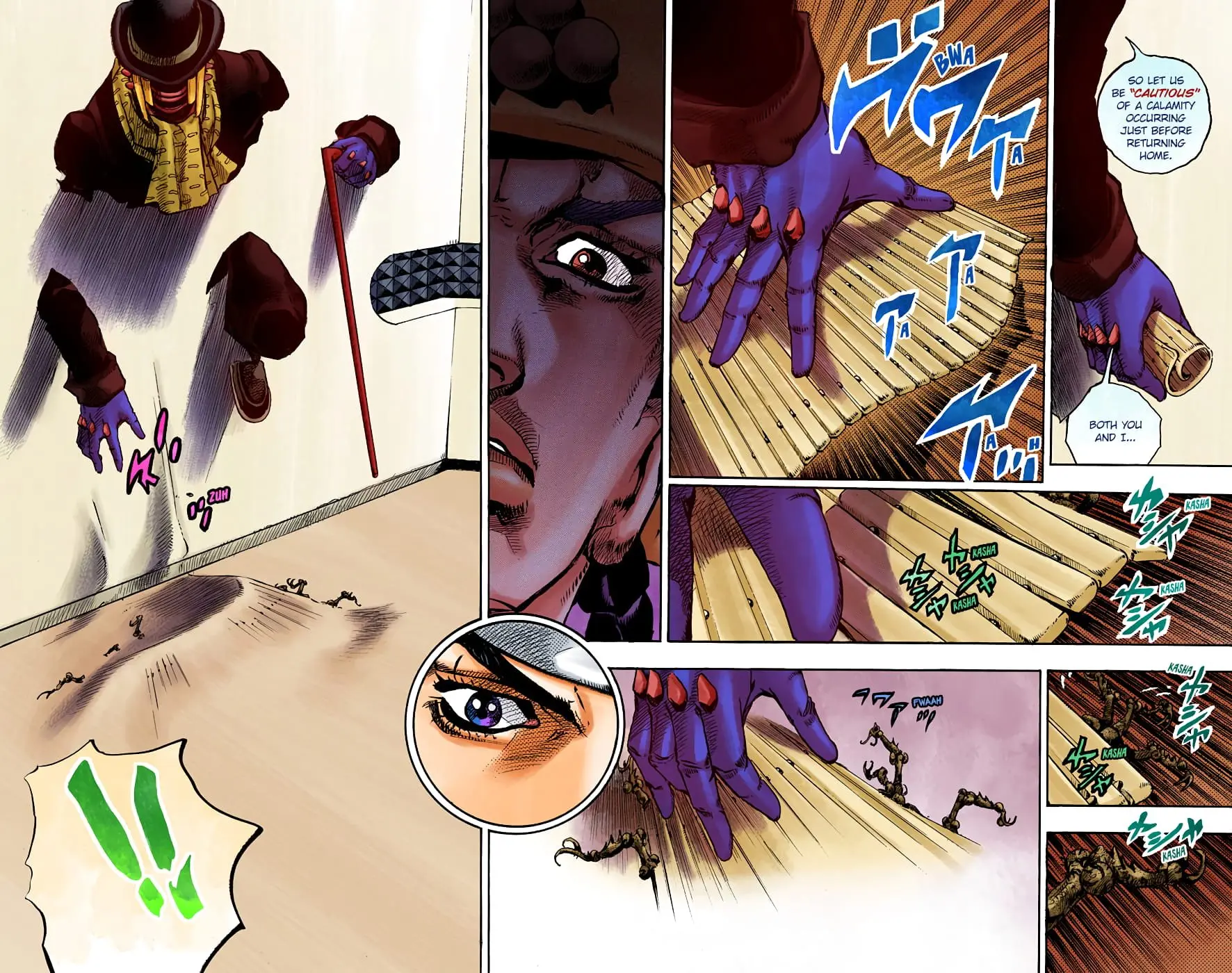 JoJo's Bizarre Adventure, Part 8: JoJolion Colored Manga — Chapter 98 — Page 27