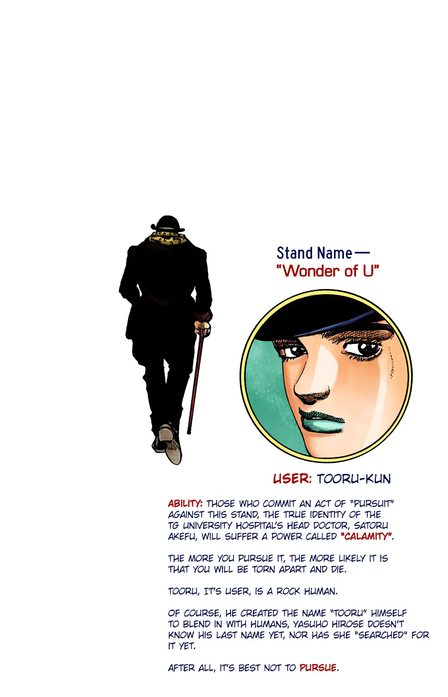 JoJo's Bizarre Adventure, Part 8: JoJolion Colored Manga — Chapter 100 — Page 34