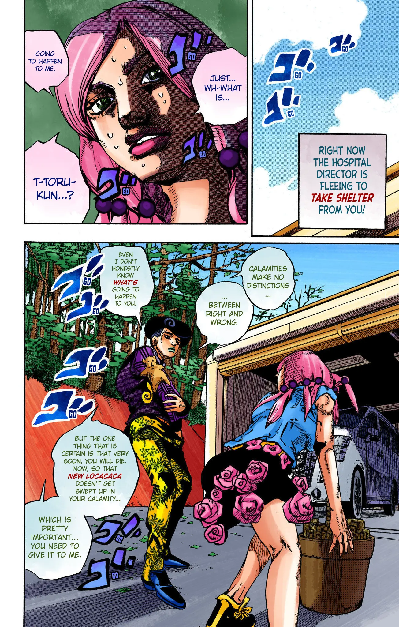JoJo's Bizarre Adventure, Part 8: JoJolion Colored Manga — Chapter 104 — Page 23