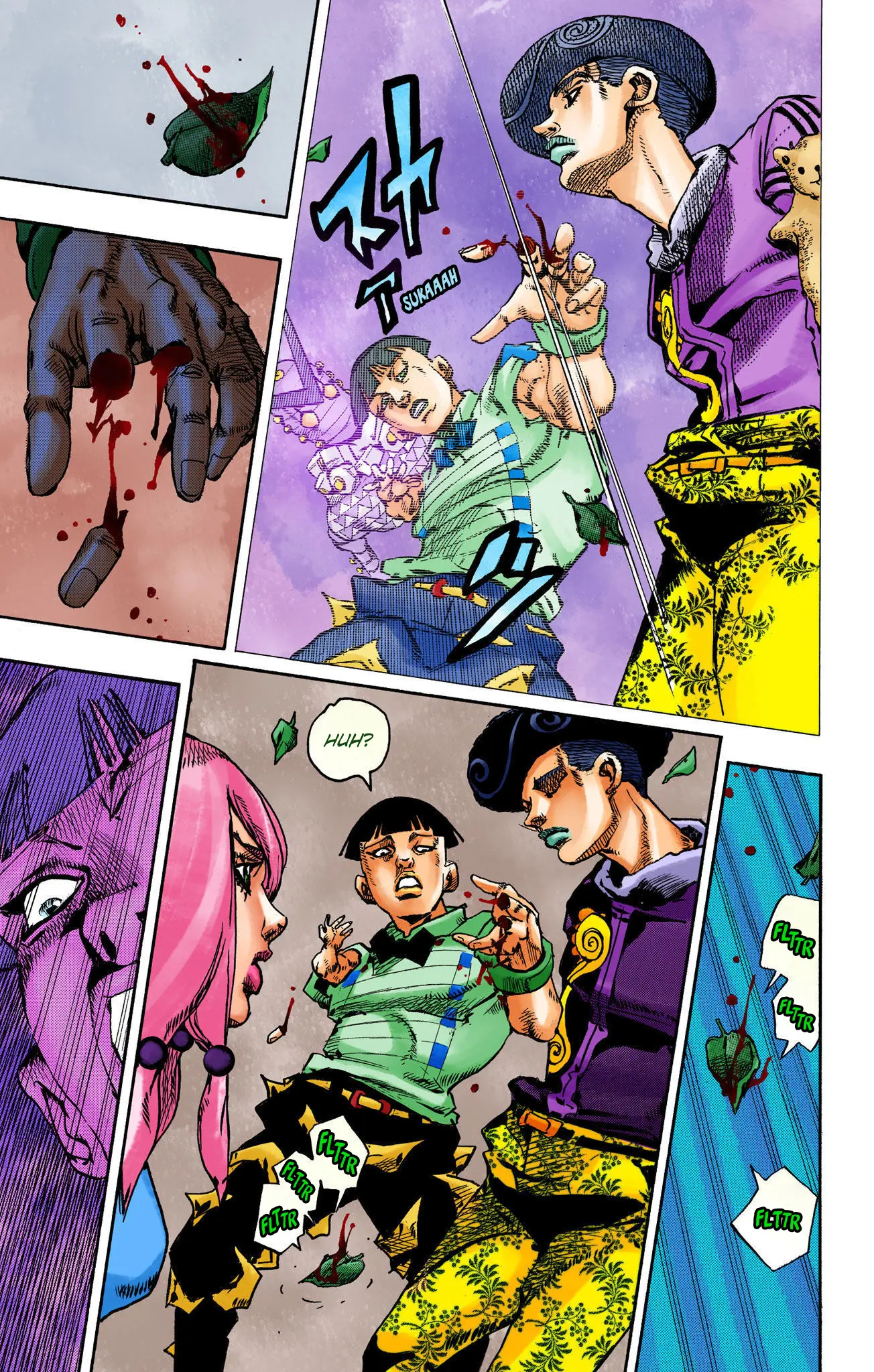 JoJo's Bizarre Adventure, Part 8: JoJolion Colored Manga — Chapter 104 — Page 28