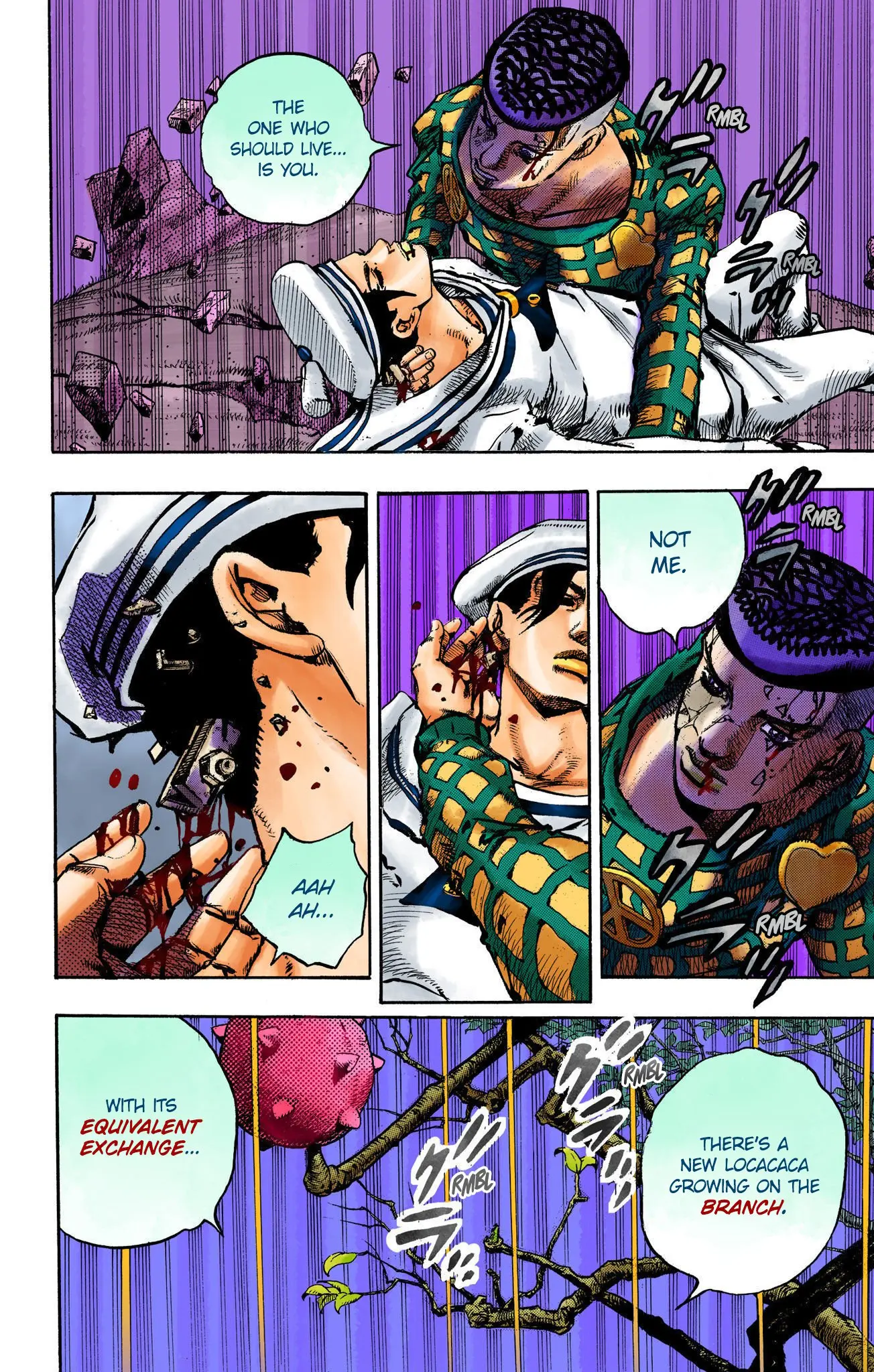 JoJo's Bizarre Adventure, Part 8: JoJolion Colored Manga — Chapter 105 — Page 3