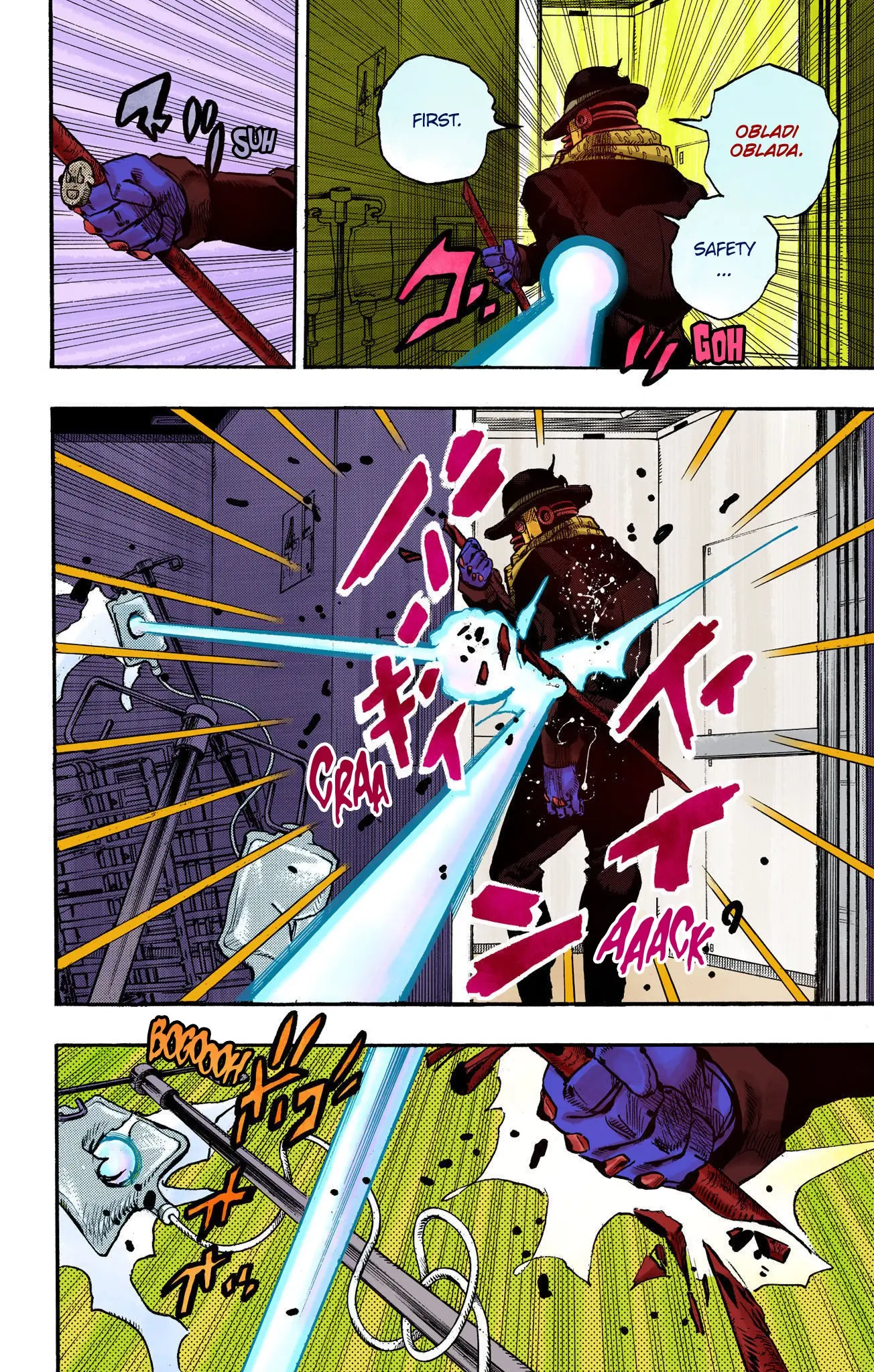 JoJo's Bizarre Adventure, Part 8: JoJolion Colored Manga — Chapter 105 — Page 8