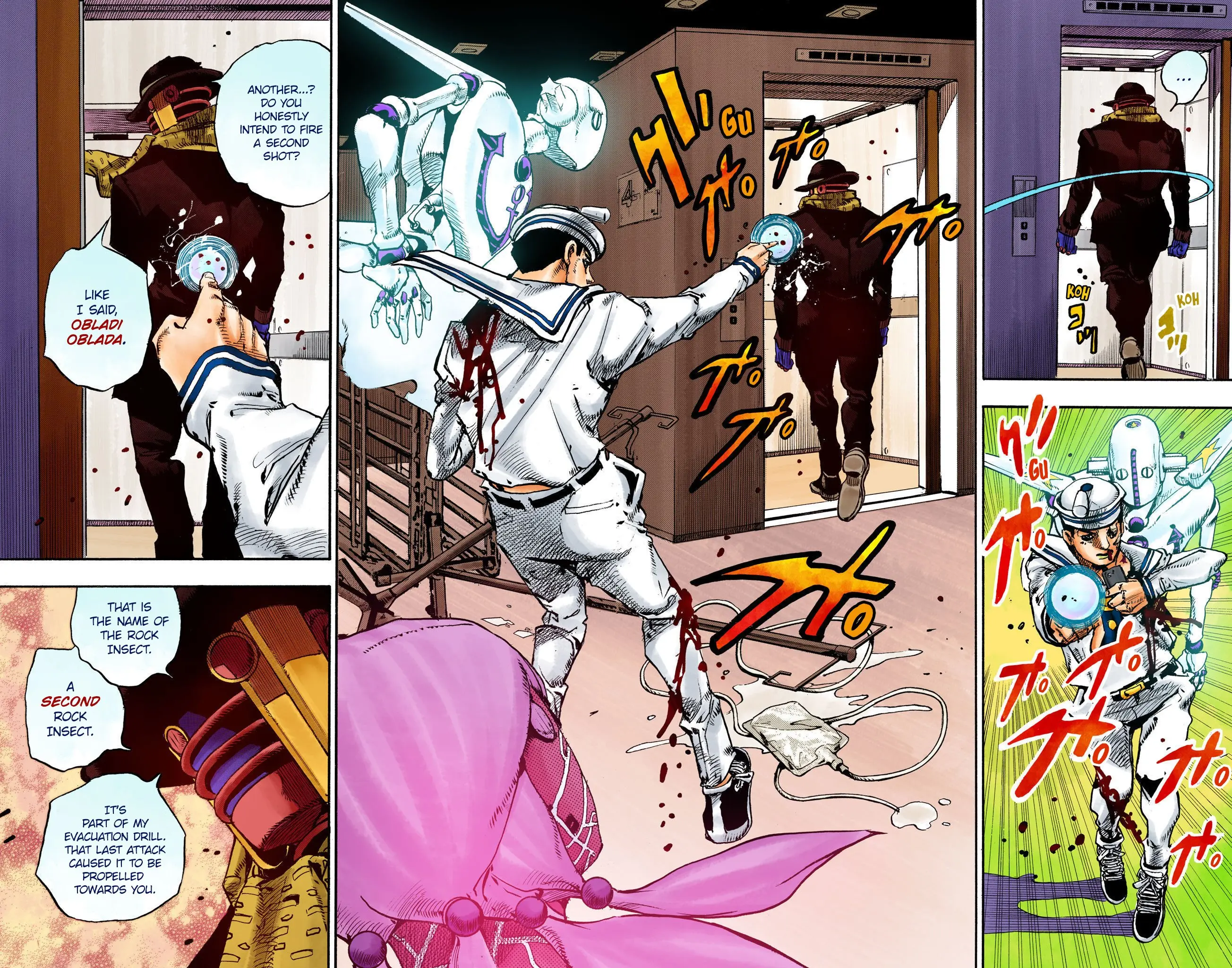 JoJo's Bizarre Adventure, Part 8: JoJolion Colored Manga — Chapter 105 — Page 10