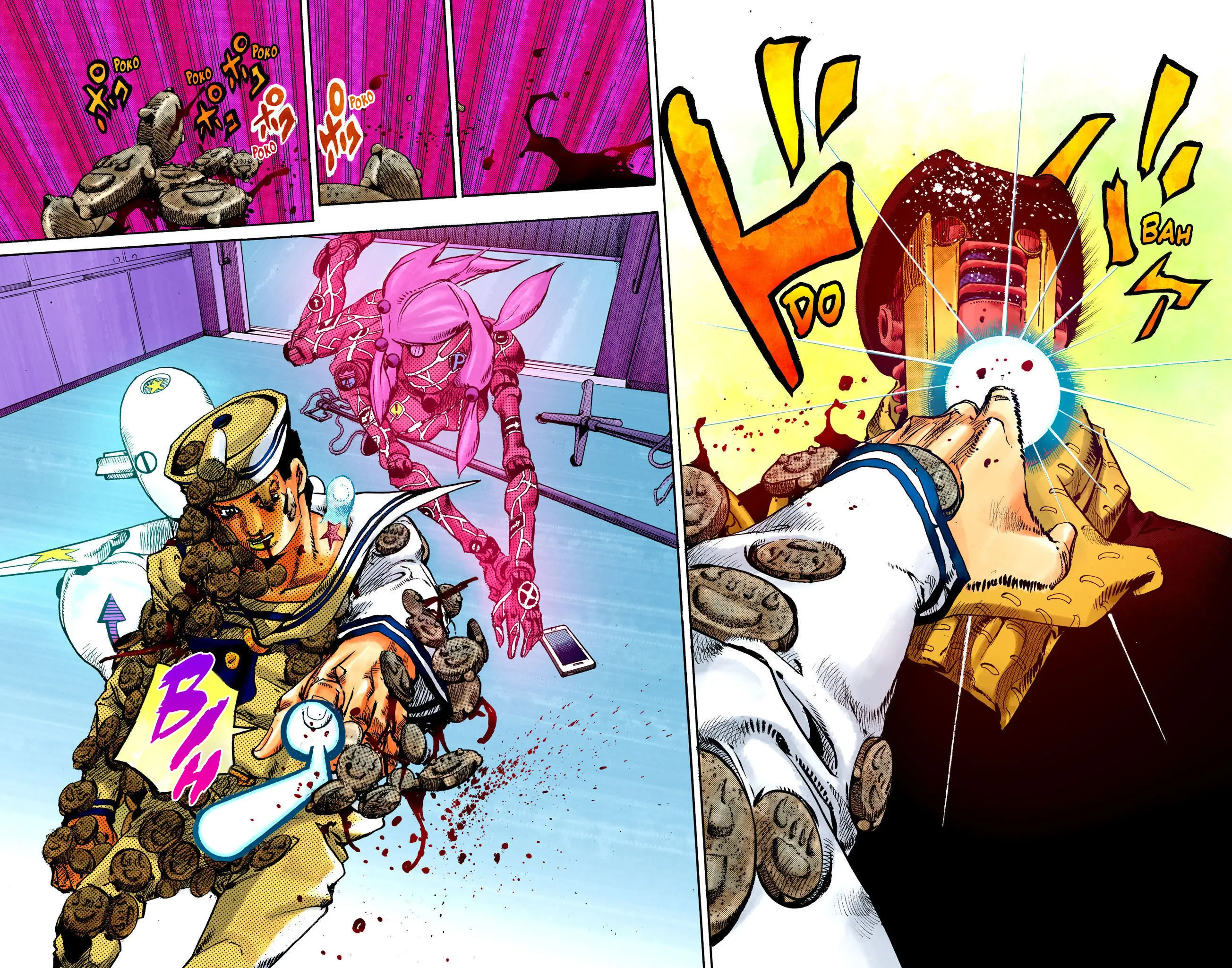 JoJo's Bizarre Adventure, Part 8: JoJolion Colored Manga — Chapter 105 — Page 28