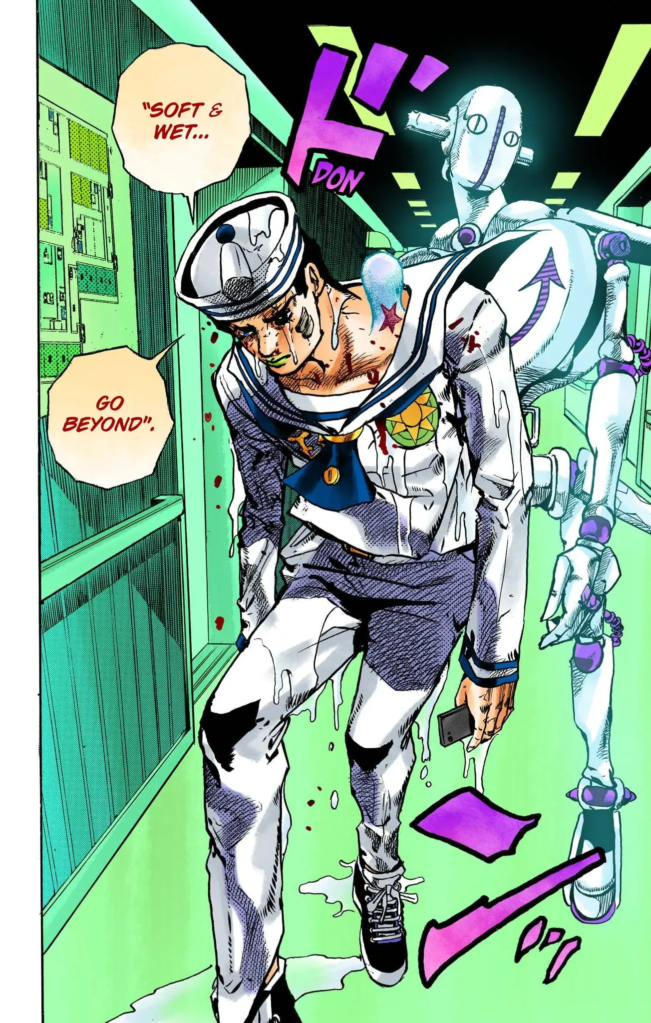 JoJo's Bizarre Adventure, Part 8: JoJolion Colored Manga — Chapter 107 — Page 7