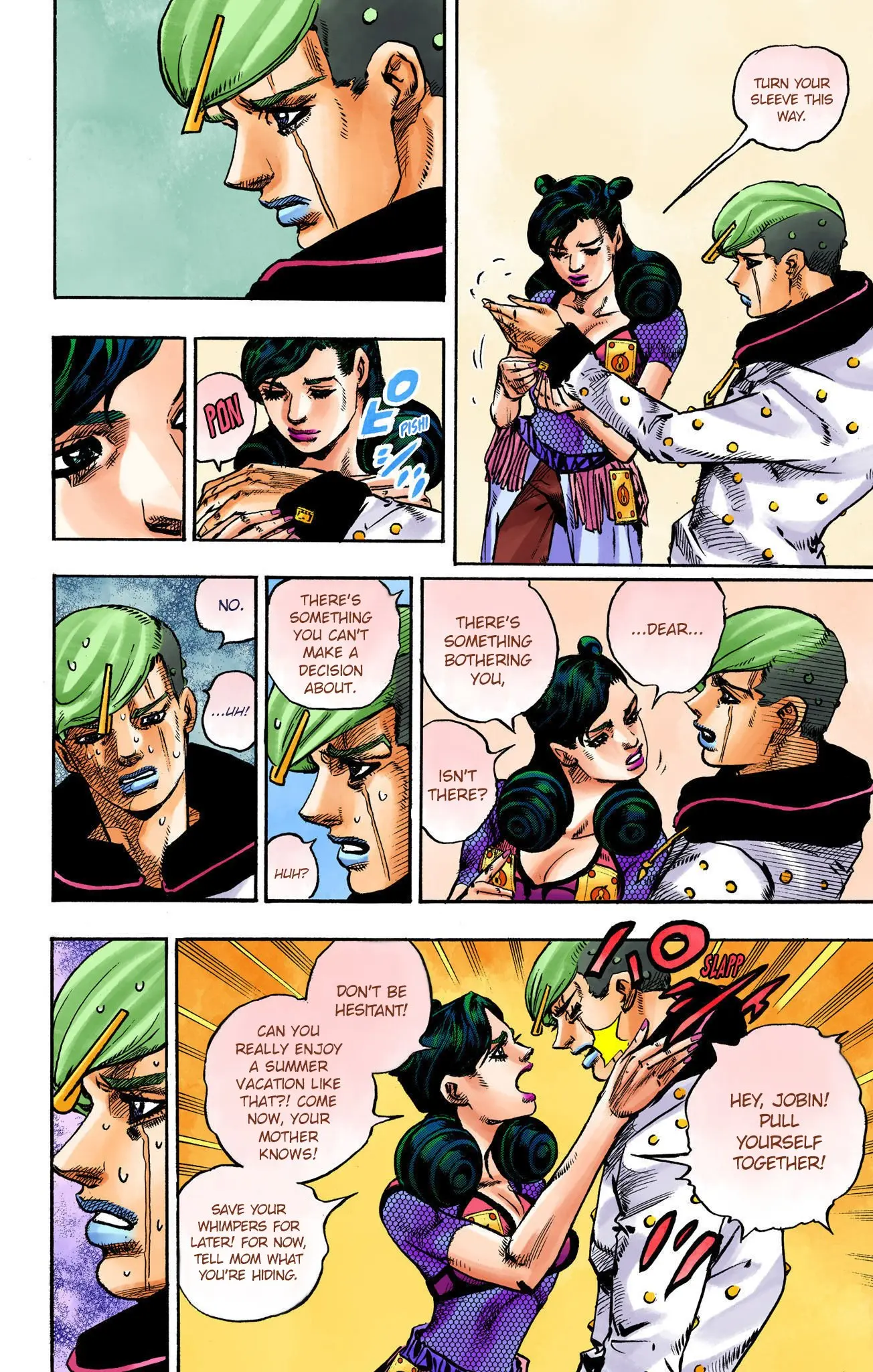 JoJo's Bizarre Adventure, Part 8: JoJolion Colored Manga — Chapter 107 — Page 34