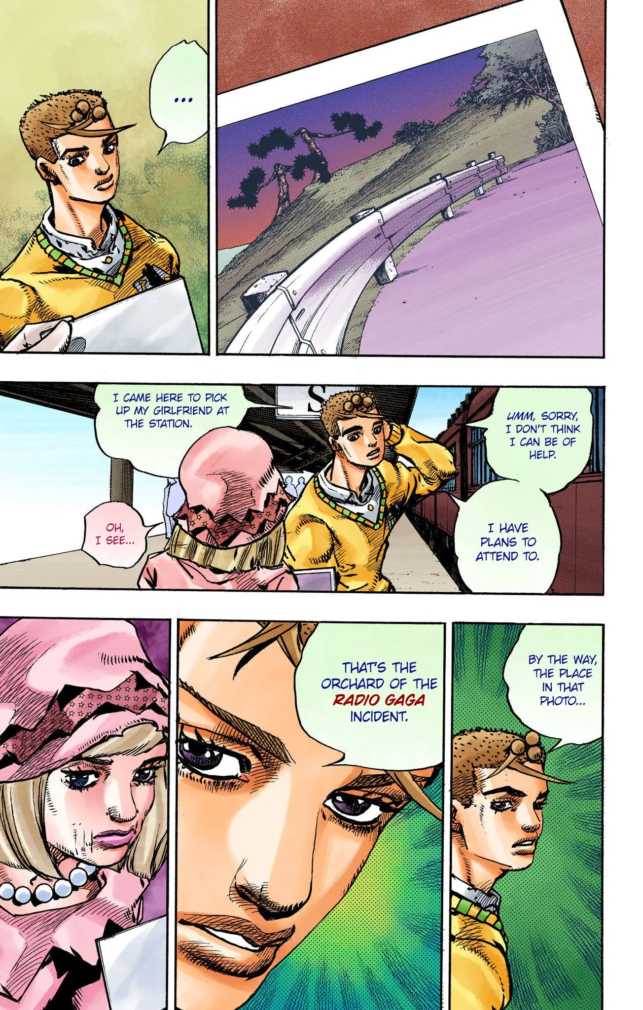 JoJo's Bizarre Adventure, Part 8: JoJolion Colored Manga — Chapter 109 — Page 9