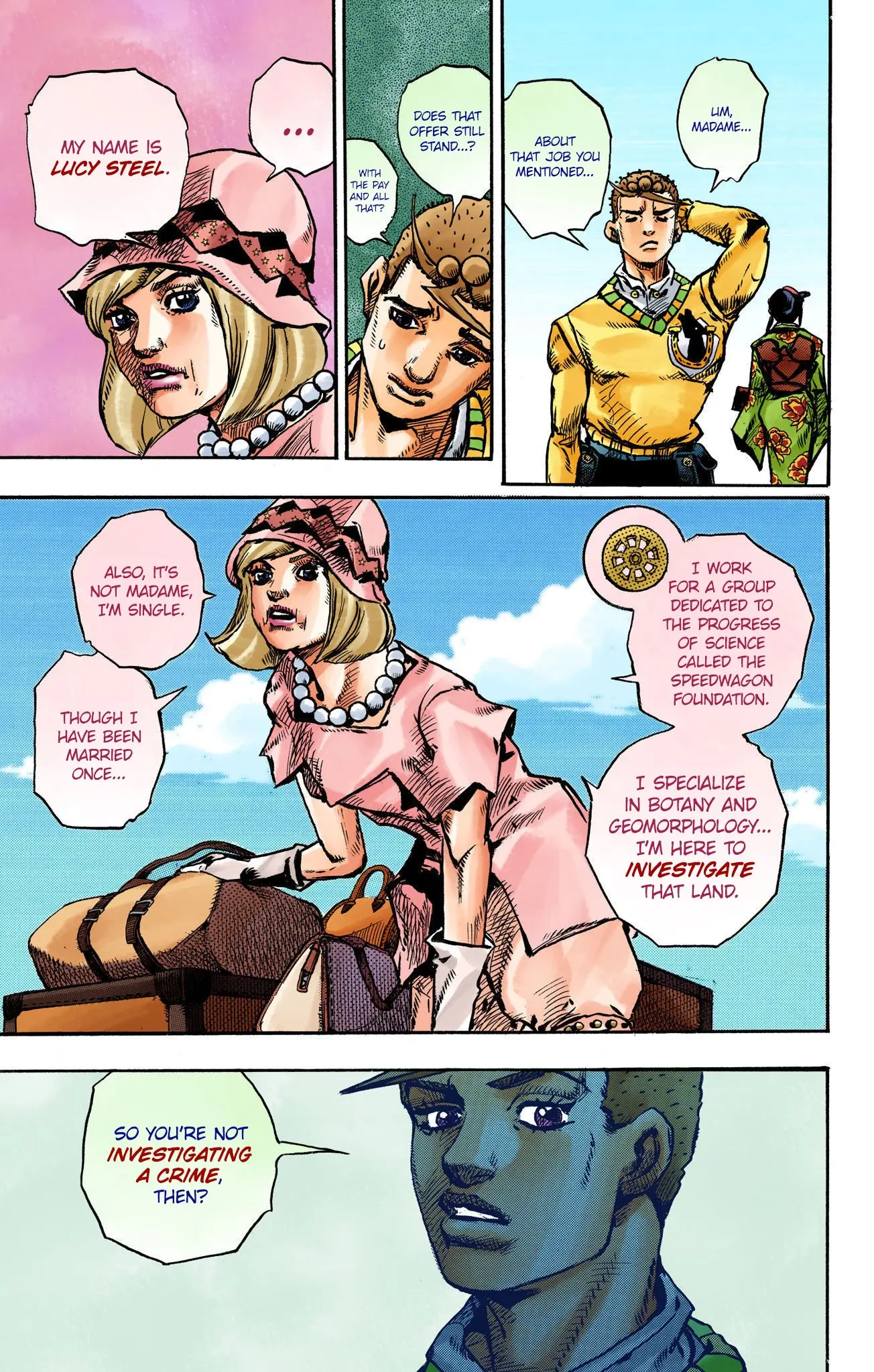 JoJo's Bizarre Adventure, Part 8: JoJolion Colored Manga — Chapter 109 — Page 11