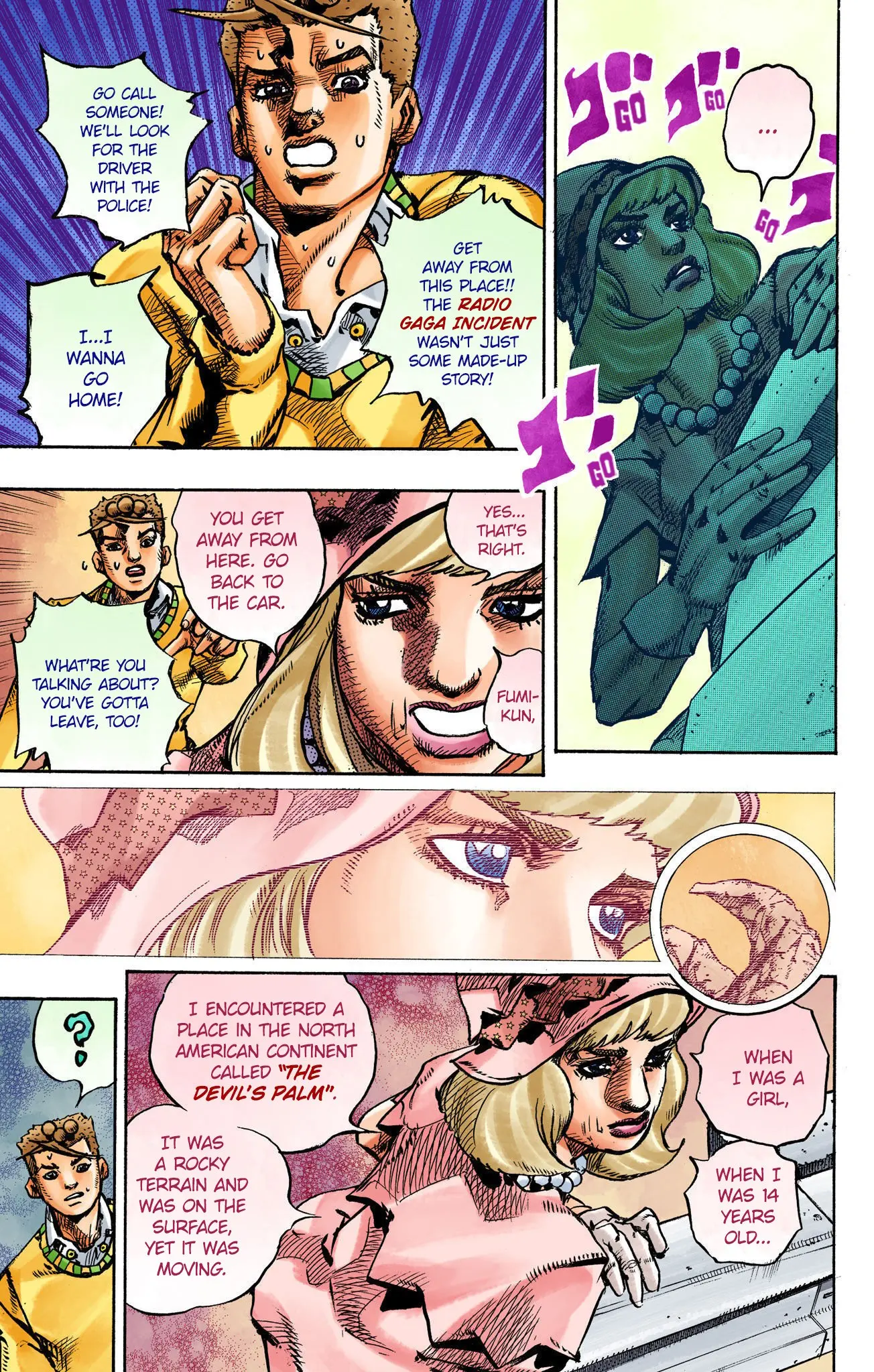 JoJo's Bizarre Adventure, Part 8: JoJolion Colored Manga — Chapter 109 — Page 32
