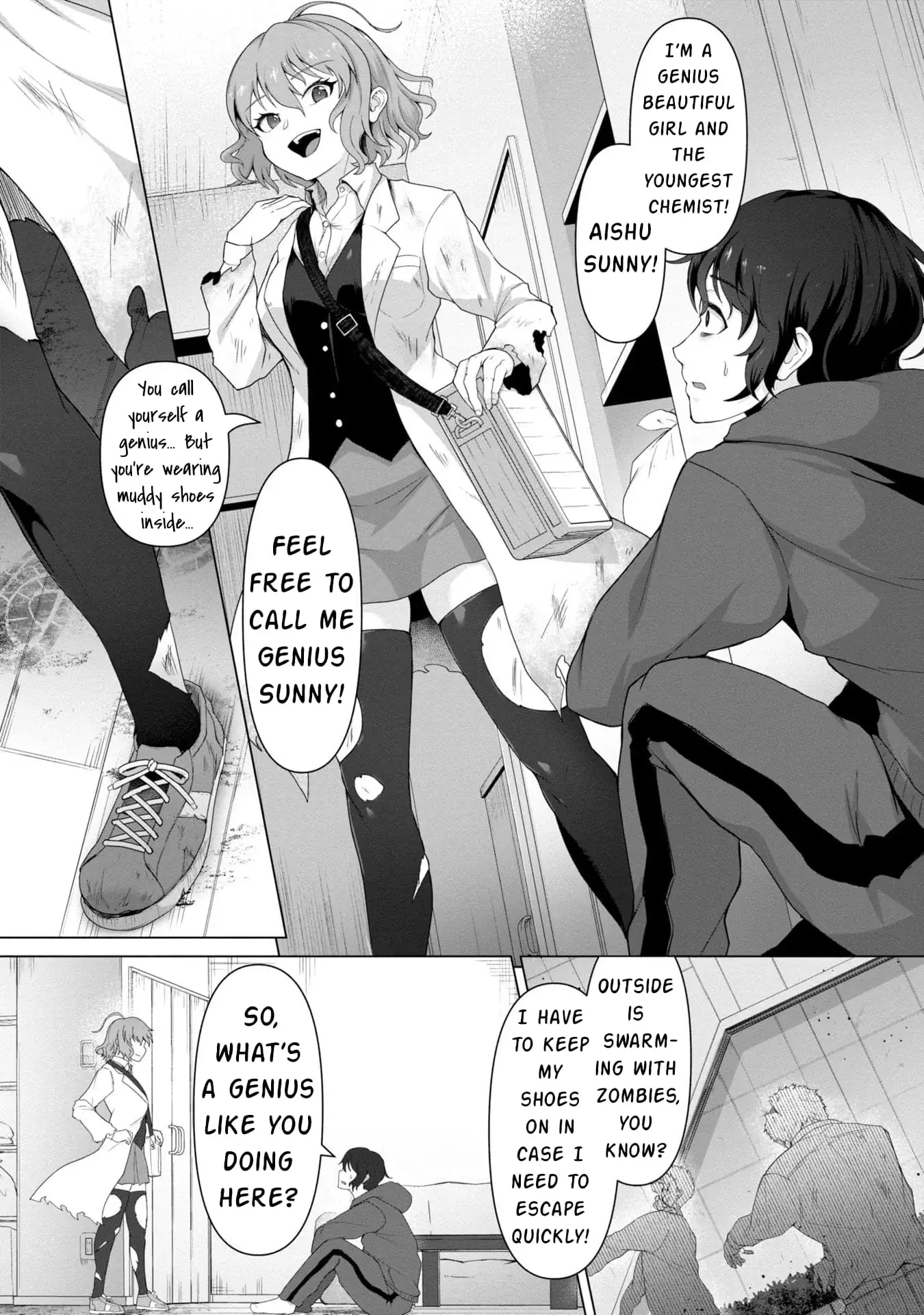 Only My Vaccine Can Save the World From Zombie Apocalypse — Chapter 1 — Page 12