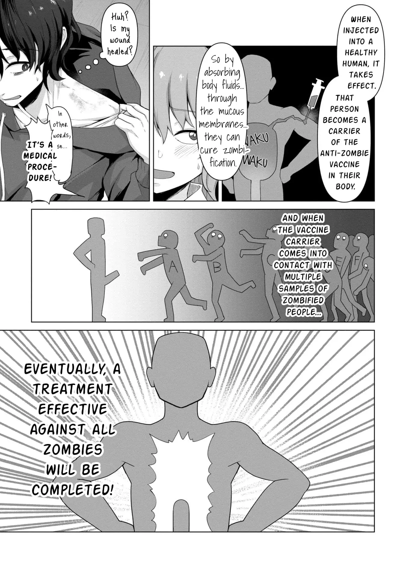 Only My Vaccine Can Save the World From Zombie Apocalypse — Chapter 1 — Page 48