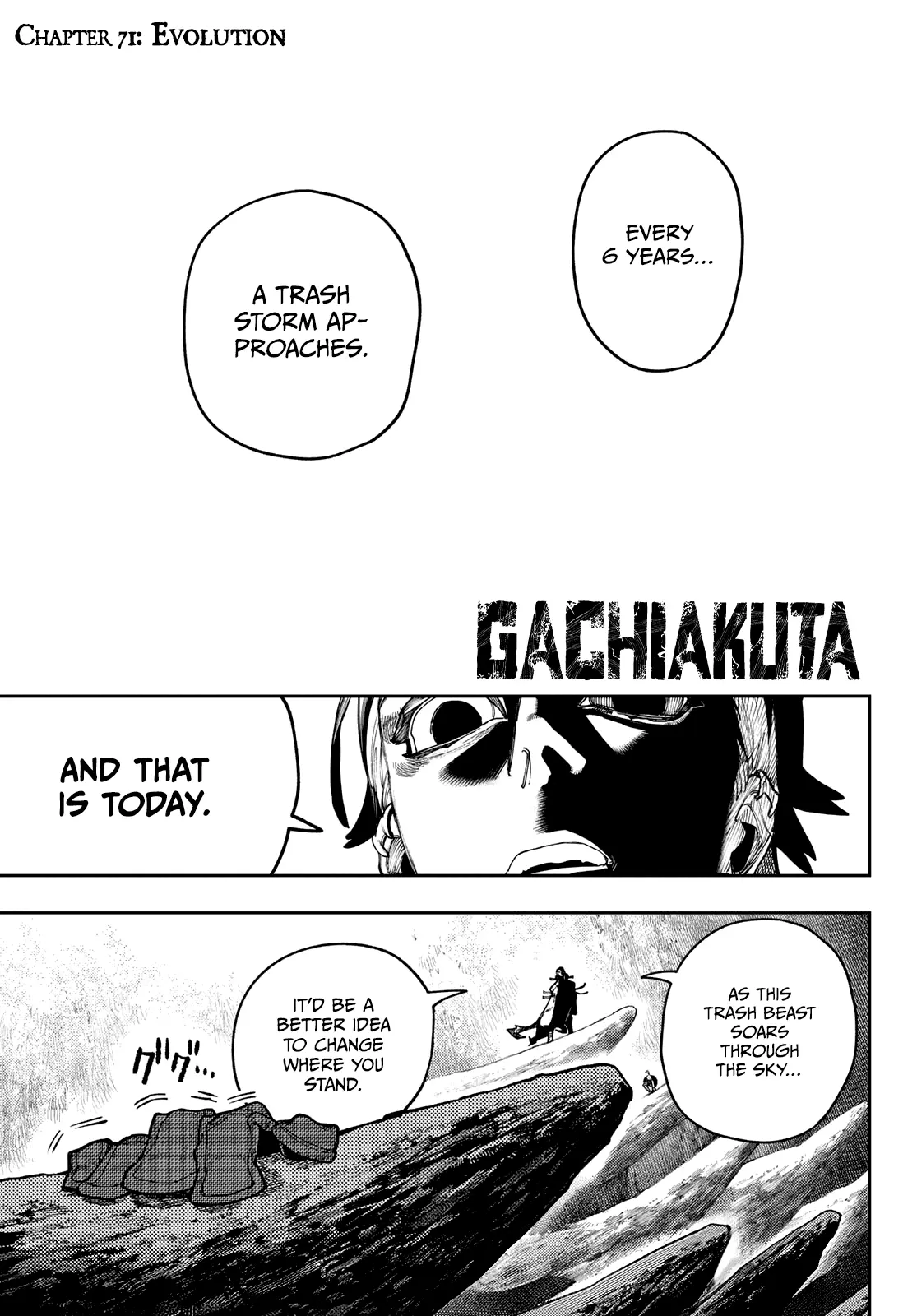 Gachiakuta Manga — Chapter 71 — Page 1