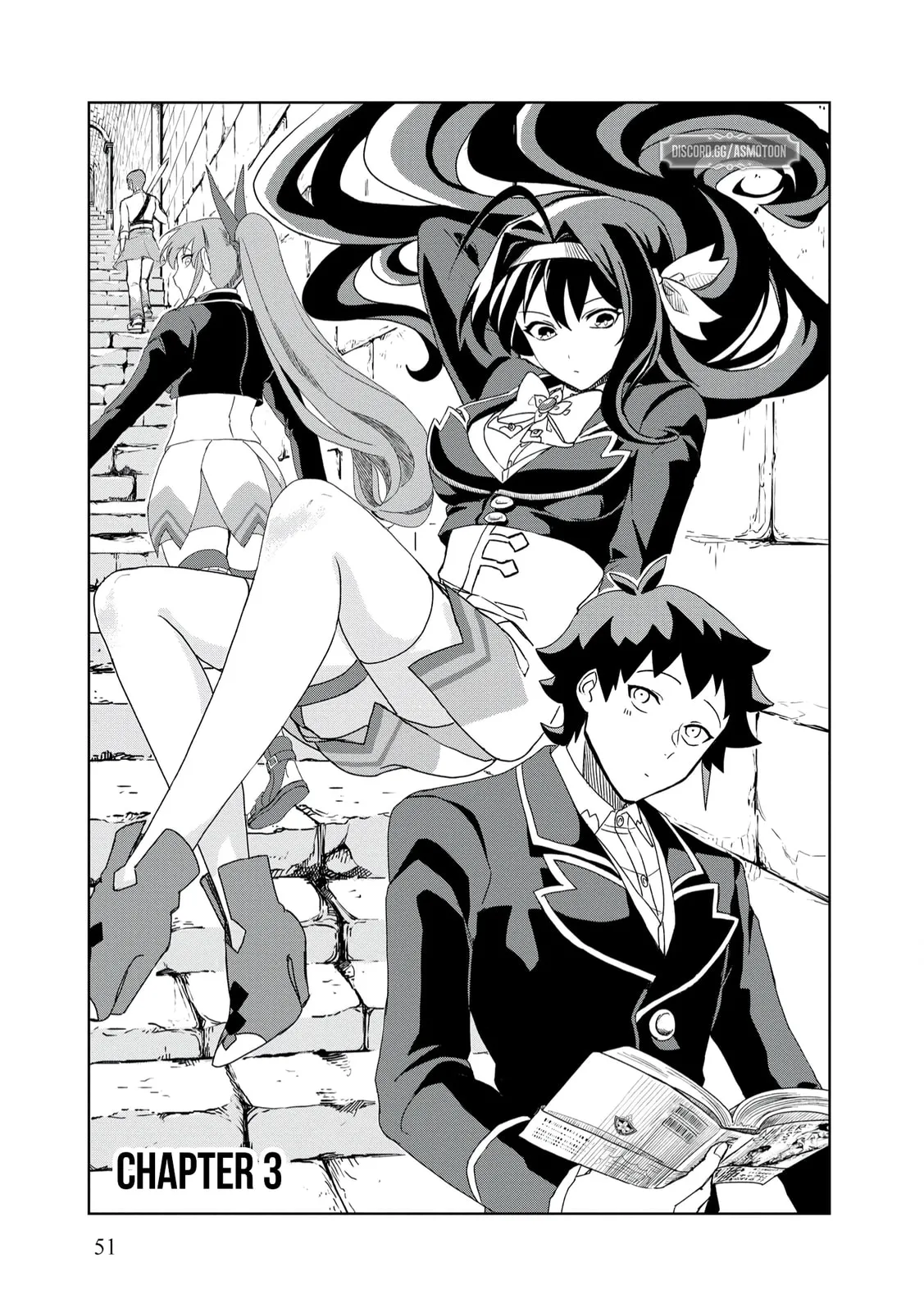Dungeon Gakuen no Teihen ni Tensei Shita kedo, Naze ka Ore ni wa Kouryaku Hon ga Aru — Chapter 3 — Page 1