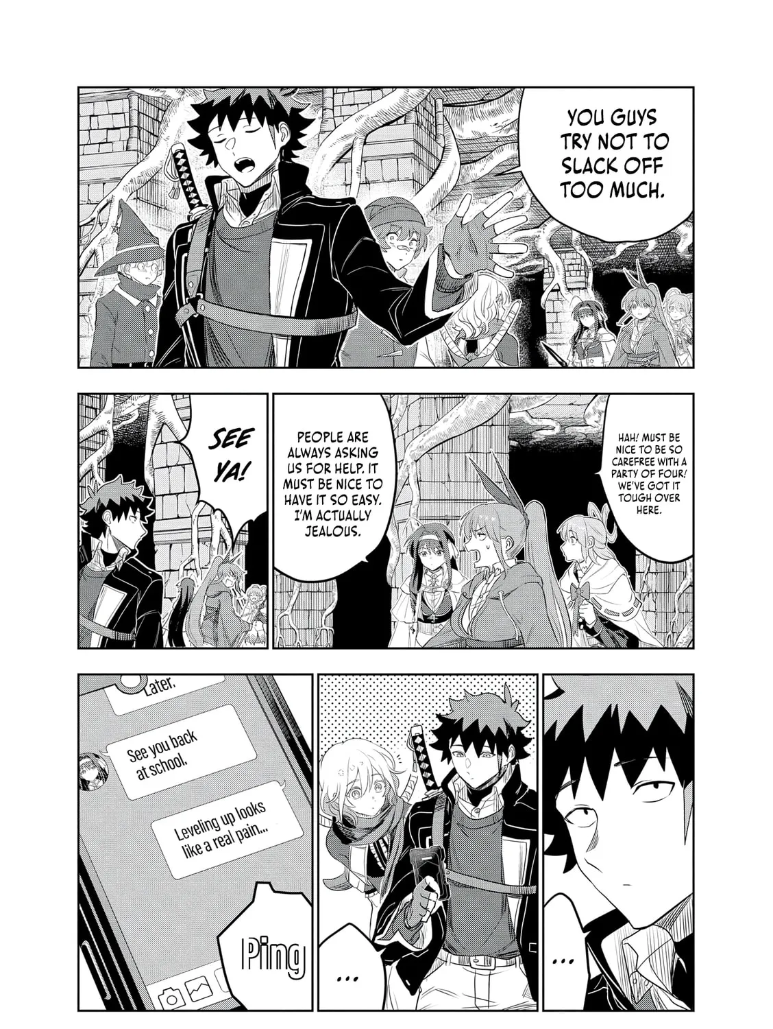 Dungeon Gakuen no Teihen ni Tensei Shita kedo, Naze ka Ore ni wa Kouryaku Hon ga Aru — Chapter 15 — Page 43