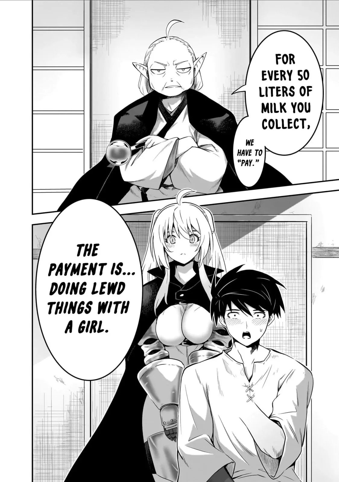 Milk-shibori Hunter no Isekai Sakunyuuki -Nouka no Saenai Otoko ga Arayuru Shuzoku no Chiku-B o Moteasobi-toriko ni Suru- — Chapter 3 — Page 22