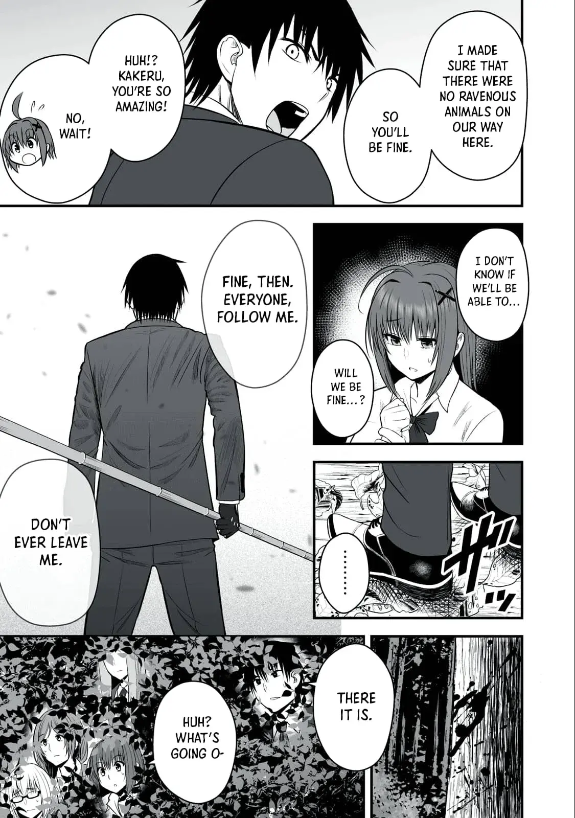Isekai Rakuraku Survival ~Seizon Skill Kyousha no Ore ga Bishoujo Yonin to Class Mujintou Seikatsu~ — Chapter 2 — Page 15