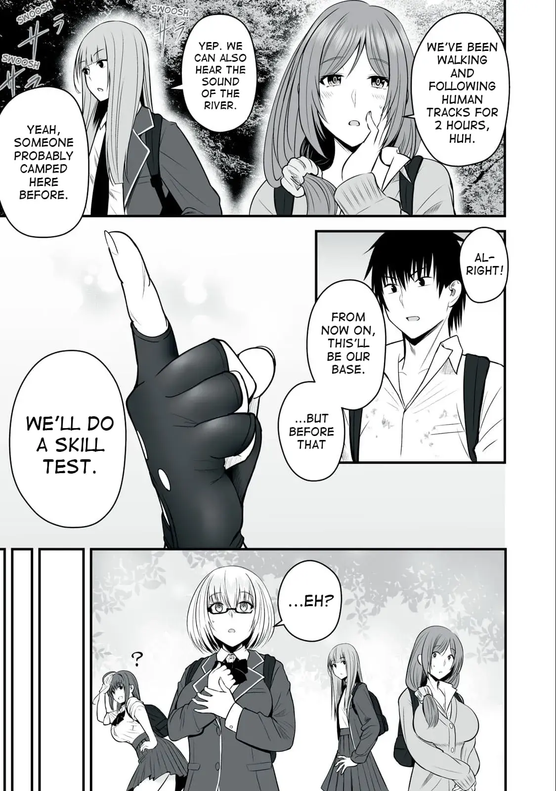 Isekai Rakuraku Survival ~Seizon Skill Kyousha no Ore ga Bishoujo Yonin to Class Mujintou Seikatsu~ — Chapter 5 — Page 5
