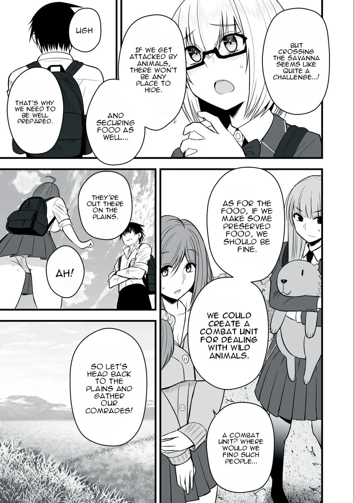 Isekai Rakuraku Survival ~Seizon Skill Kyousha no Ore ga Bishoujo Yonin to Class Mujintou Seikatsu~ — Chapter 18 — Page 7