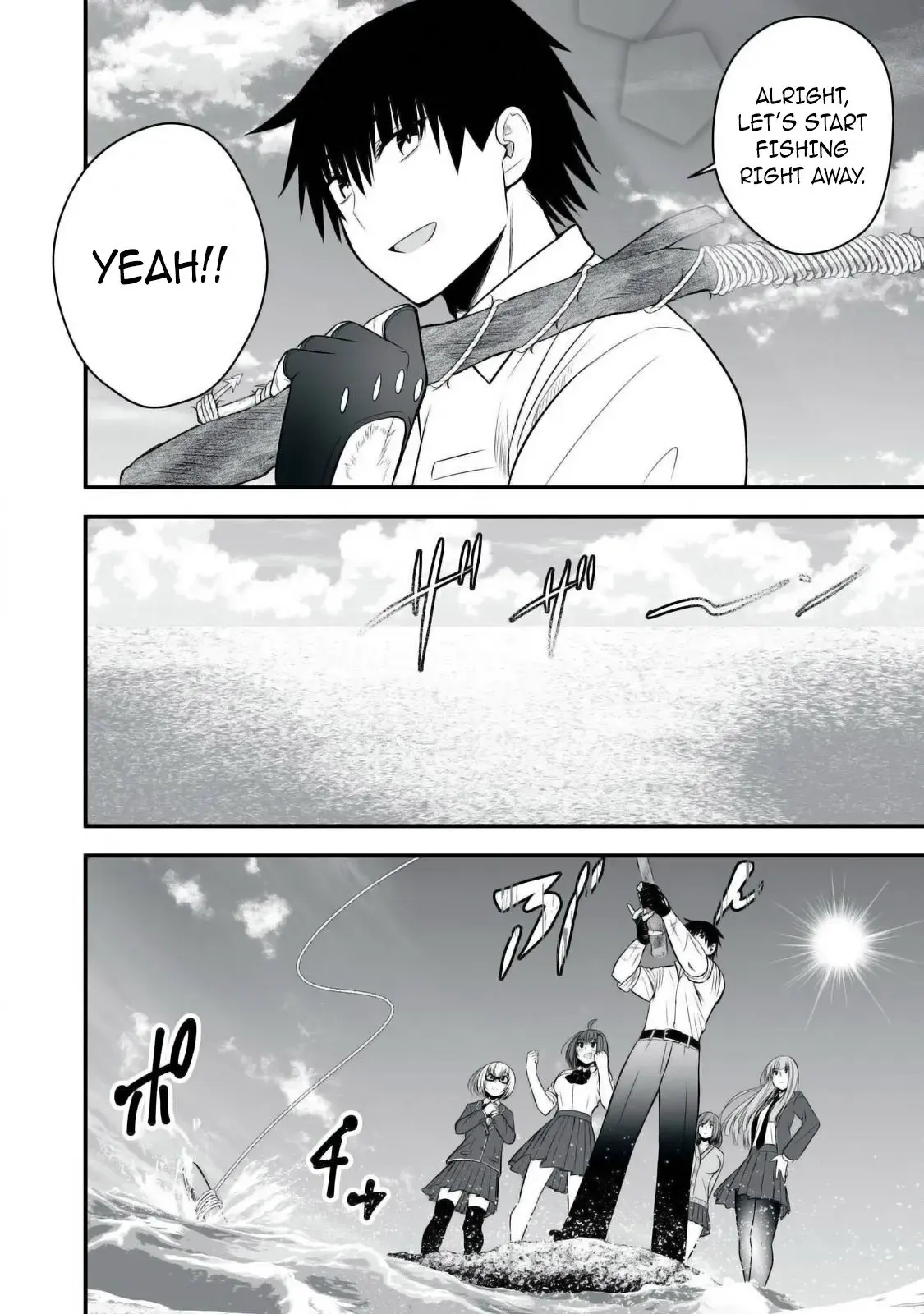 Isekai Rakuraku Survival ~Seizon Skill Kyousha no Ore ga Bishoujo Yonin to Class Mujintou Seikatsu~ — Chapter 32 — Page 9