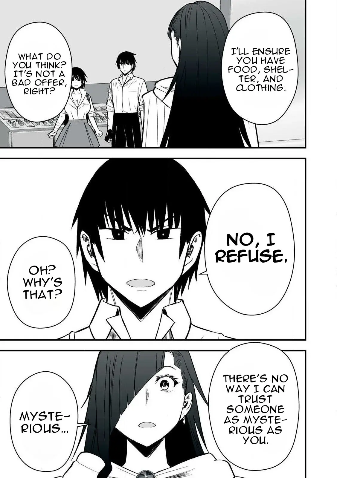 Isekai Rakuraku Survival ~Seizon Skill Kyousha no Ore ga Bishoujo Yonin to Class Mujintou Seikatsu~ — Chapter 47 — Page 11