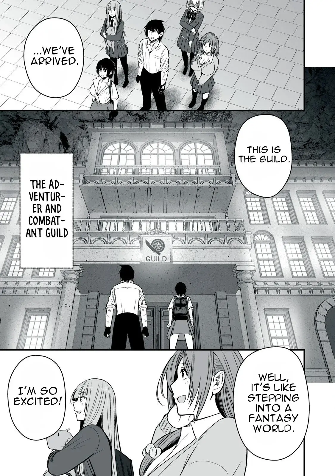 Isekai Rakuraku Survival ~Seizon Skill Kyousha no Ore ga Bishoujo Yonin to Class Mujintou Seikatsu~ — Chapter 48.2 — Page 1