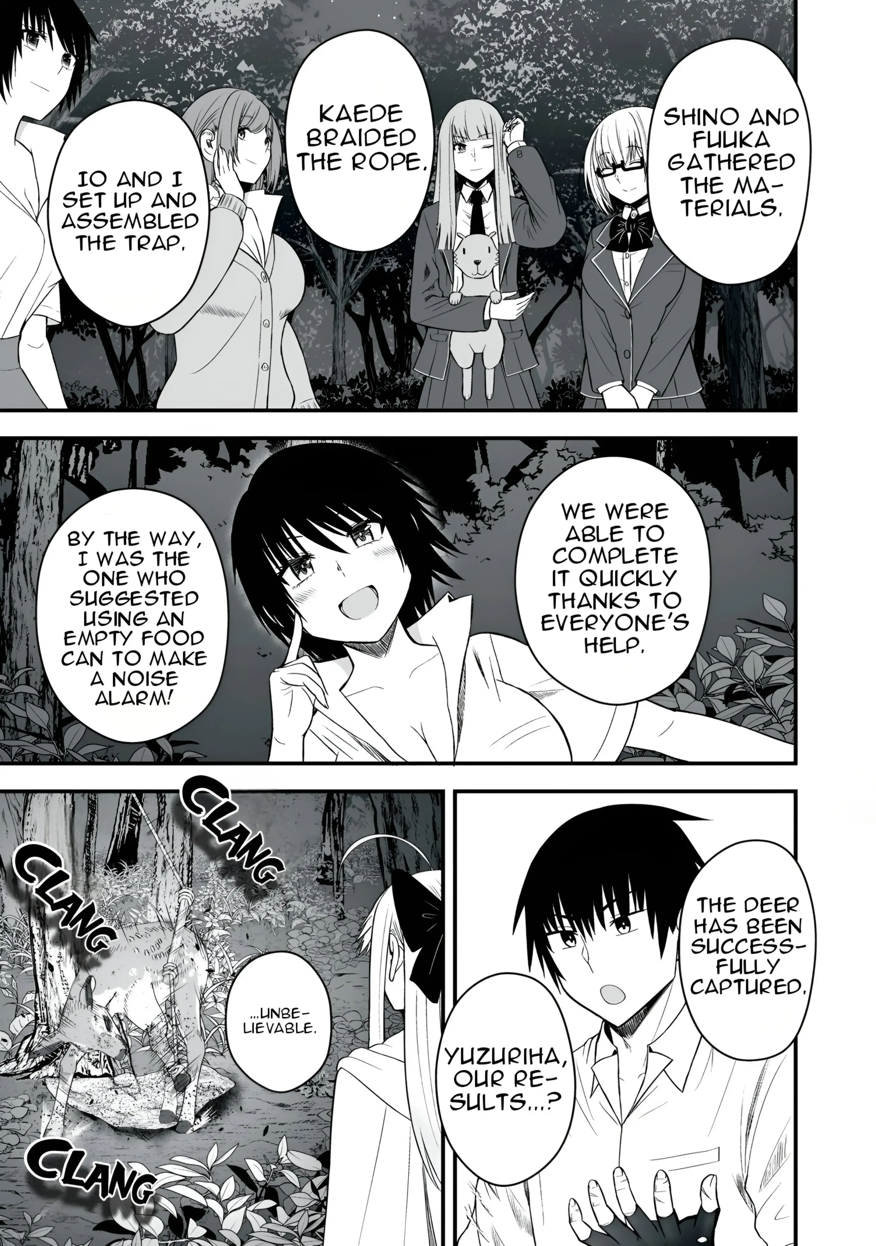Isekai Rakuraku Survival ~Seizon Skill Kyousha no Ore ga Bishoujo Yonin to Class Mujintou Seikatsu~ — Chapter 52.2 — Page 3