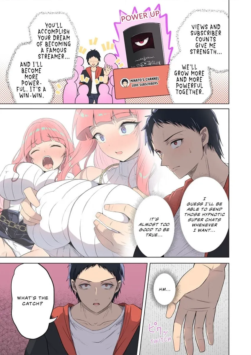 Hypnotic Super Chats She Can't Say No While Live! — Chapter 2 — Page 3