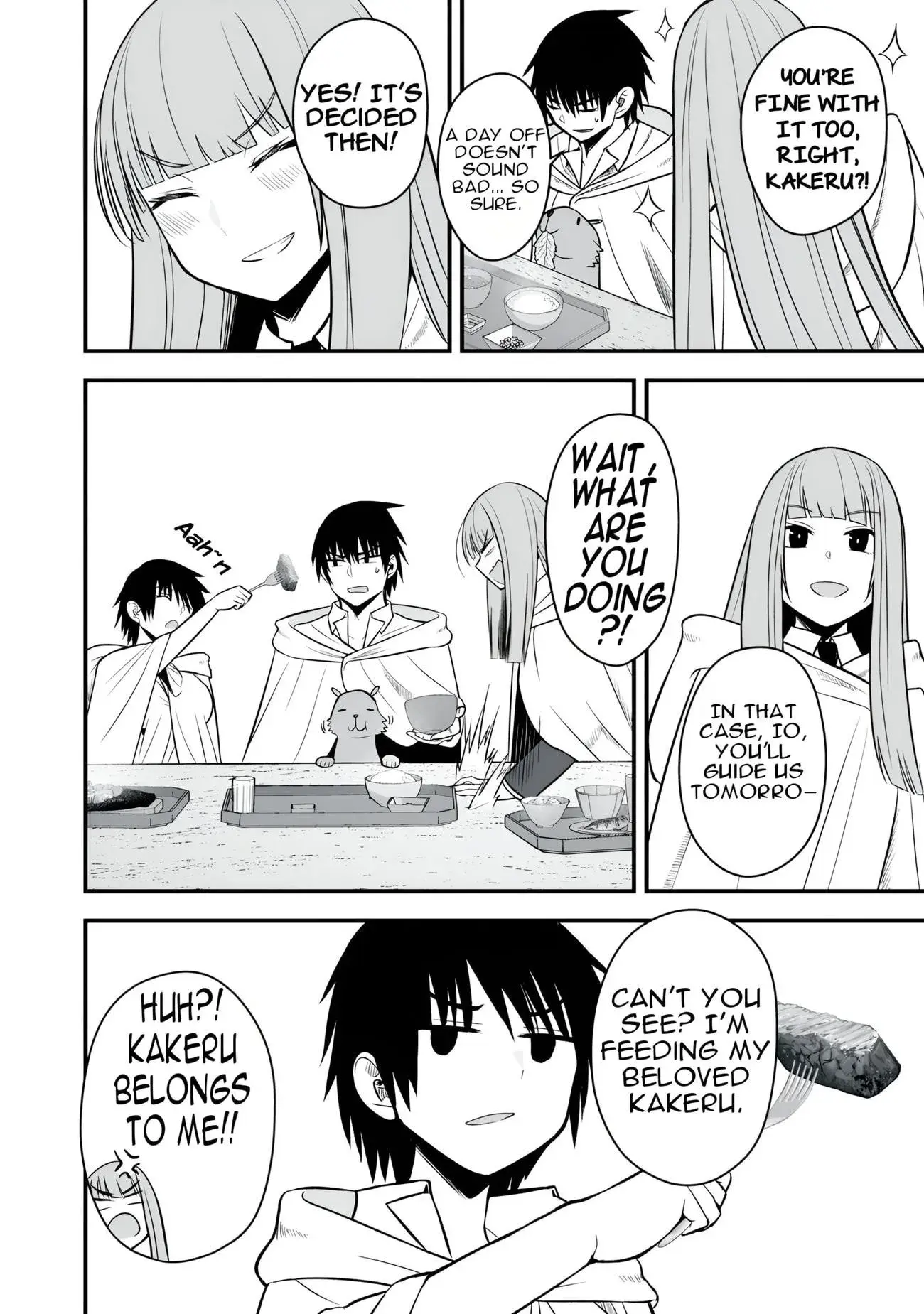 Isekai Rakuraku Survival ~Seizon Skill Kyousha no Ore ga Bishoujo Yonin to Class Mujintou Seikatsu~ — Chapter 57.2 — Page 5