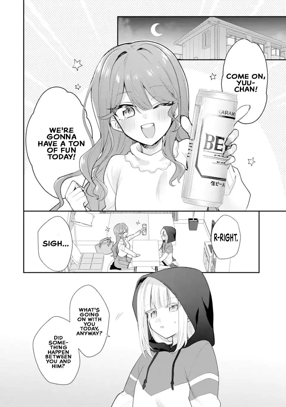 Osake to Senpai Kanojo to no Amaama Doukyo Lovecome wa Nijuusai ni Natte kara — Chapter 6 — Page 4
