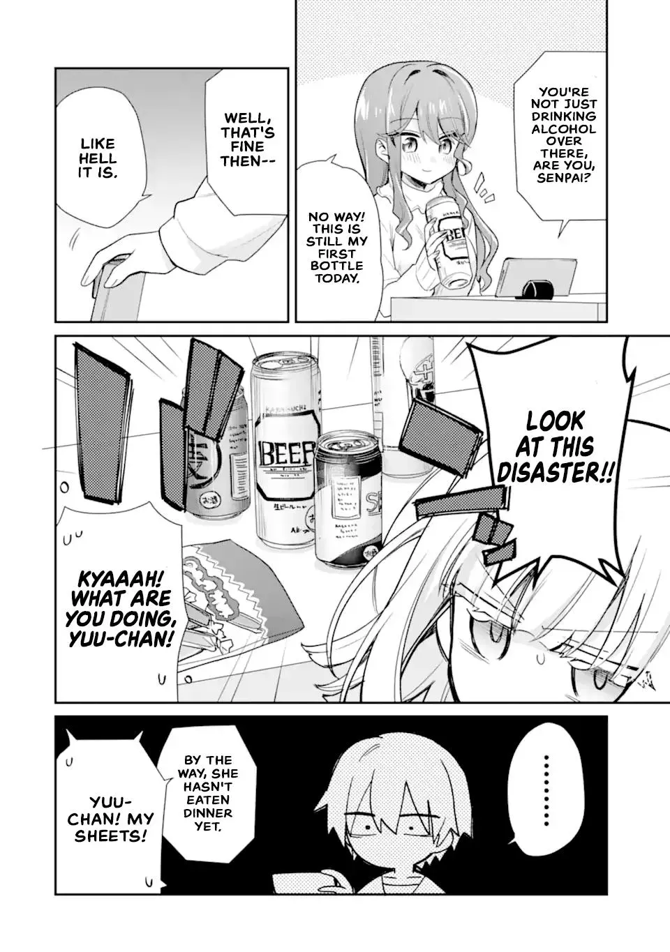 Osake to Senpai Kanojo to no Amaama Doukyo Lovecome wa Nijuusai ni Natte kara — Chapter 6 — Page 14