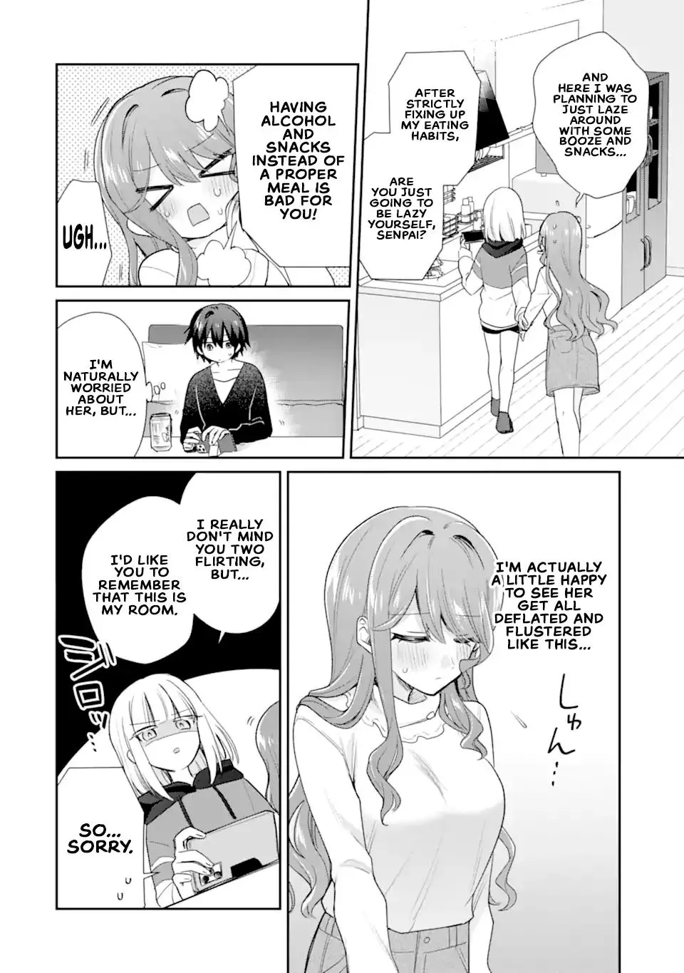 Osake to Senpai Kanojo to no Amaama Doukyo Lovecome wa Nijuusai ni Natte kara — Chapter 6 — Page 16