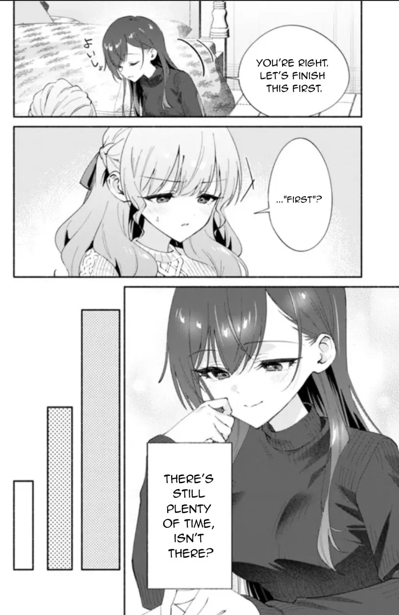 A Yuri Story About Breaking a Pretty Girl Who Keeps Insisting She Won't Lose Into Submission — Chapter 9 — Page 14