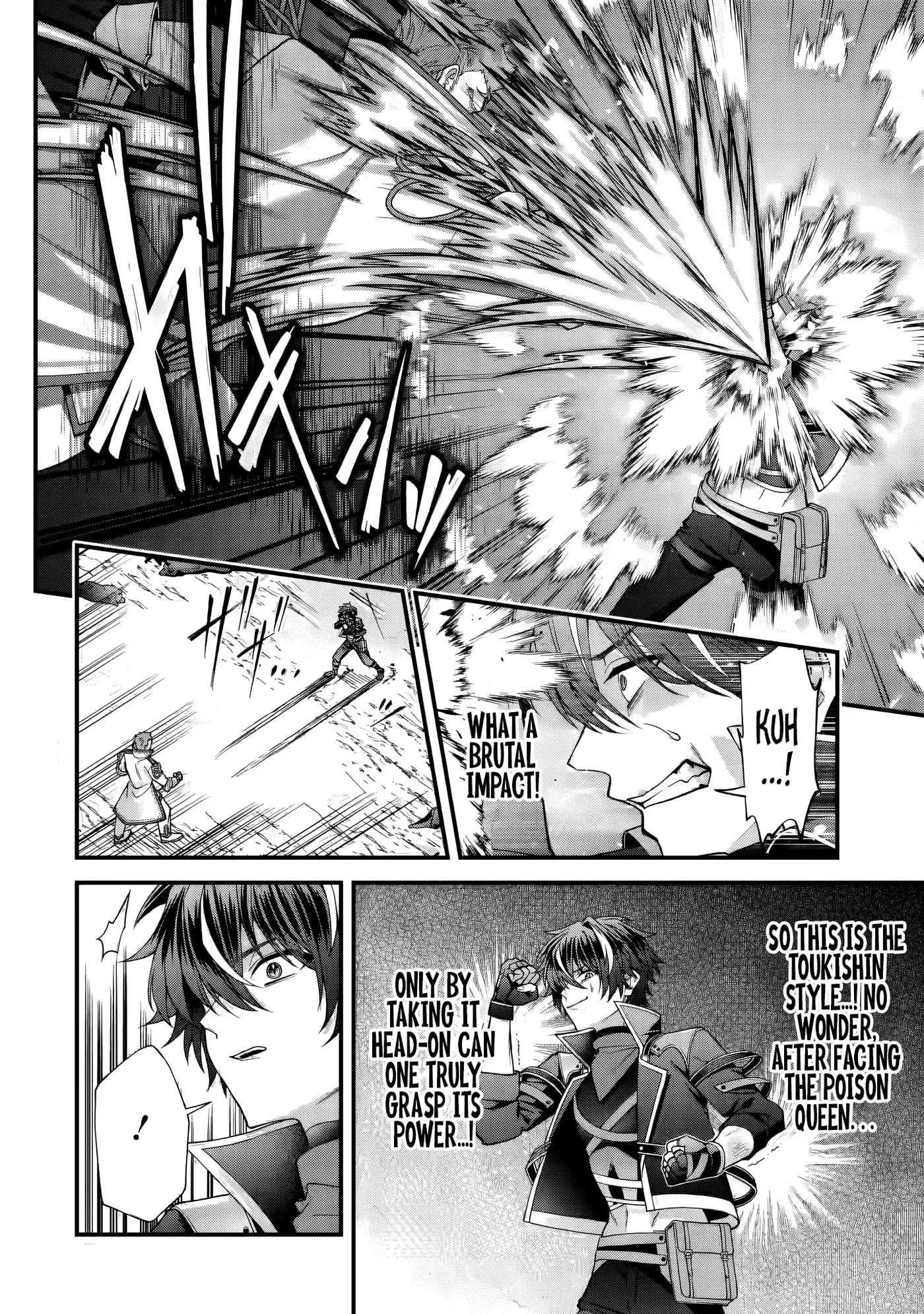 Doku no Ou Saikyou no Chikara ni Kakusei Shita Ore wa Bikitachi wo Shitagae, Hatsujou Haaremu no Aruji to Naru — Chapter 3.4 — Page 2