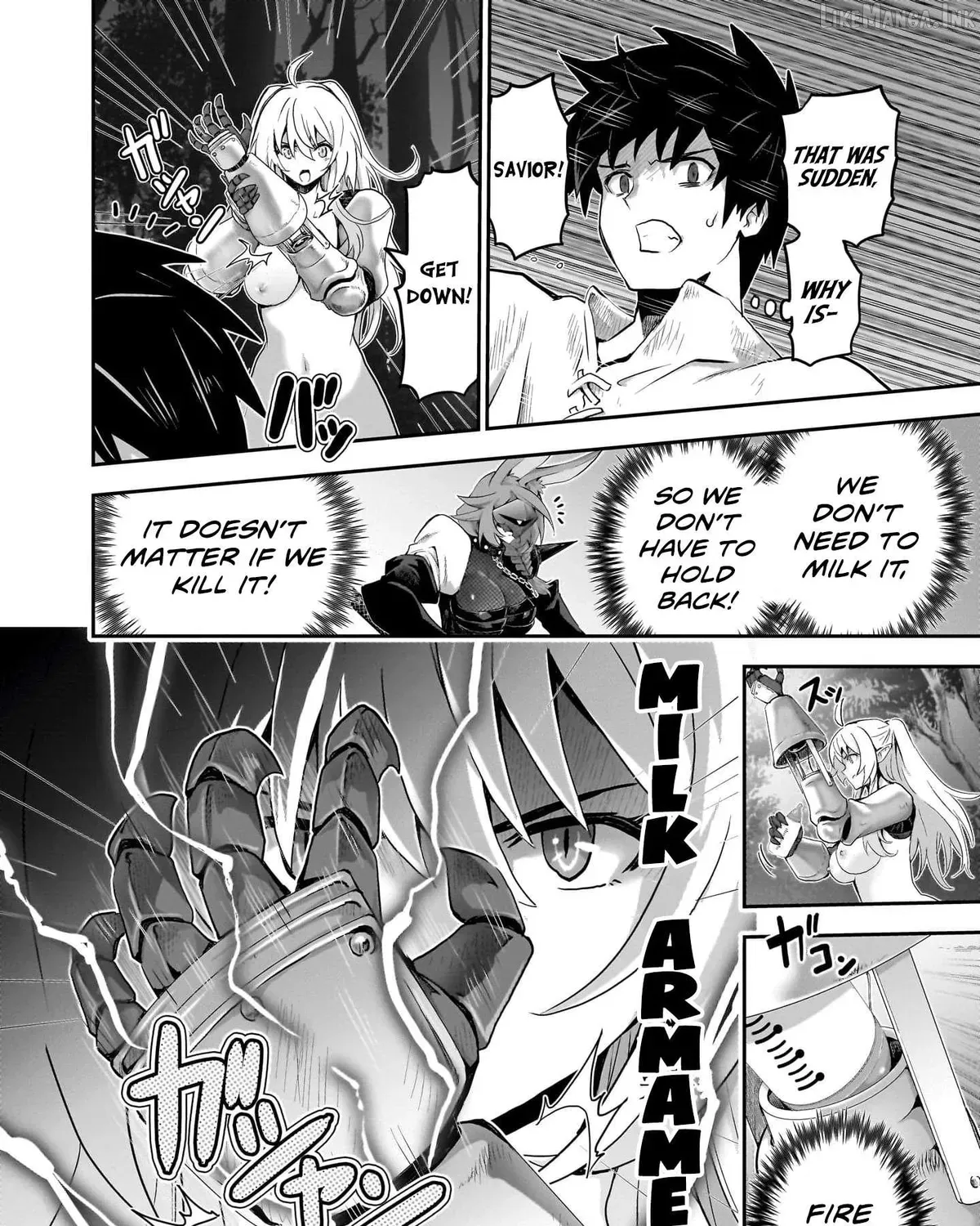 Milk-shibori Hunter no Isekai Sakunyuuki -Nouka no Saenai Otoko ga Arayuru Shuzoku no Chiku-B o Moteasobi-toriko ni Suru- — Chapter 9 — Page 43