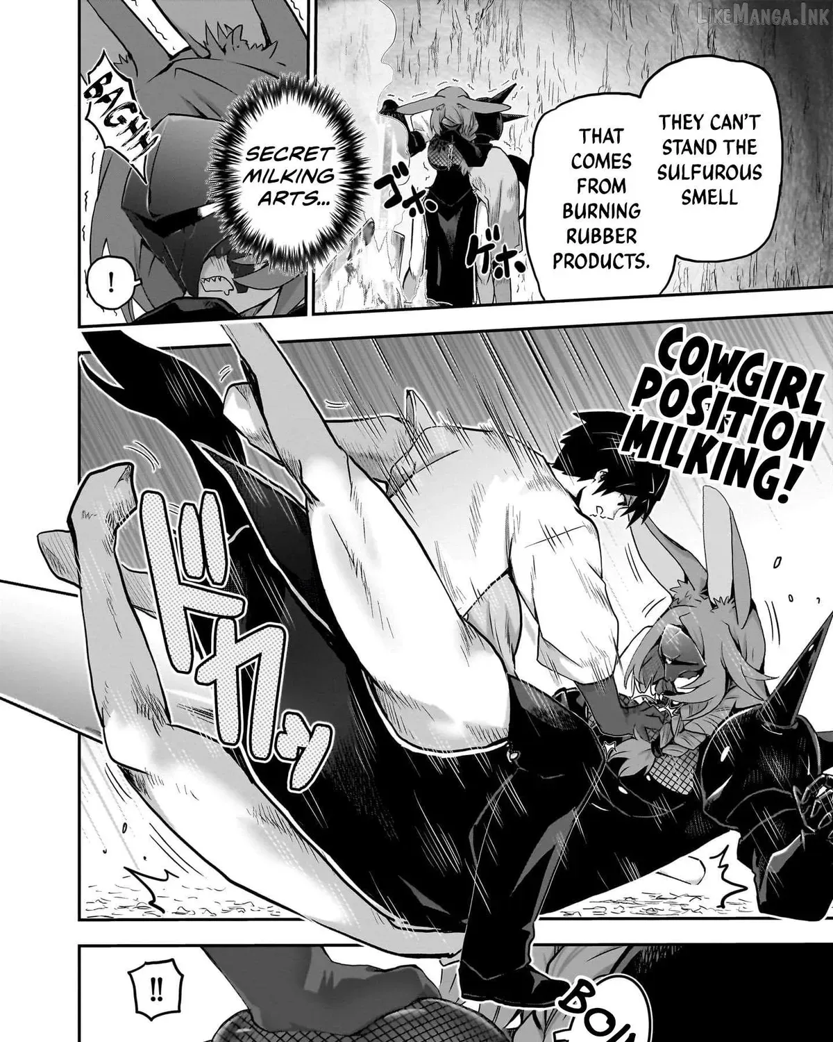 Milk-shibori Hunter no Isekai Sakunyuuki -Nouka no Saenai Otoko ga Arayuru Shuzoku no Chiku-B o Moteasobi-toriko ni Suru- — Chapter 9 — Page 59