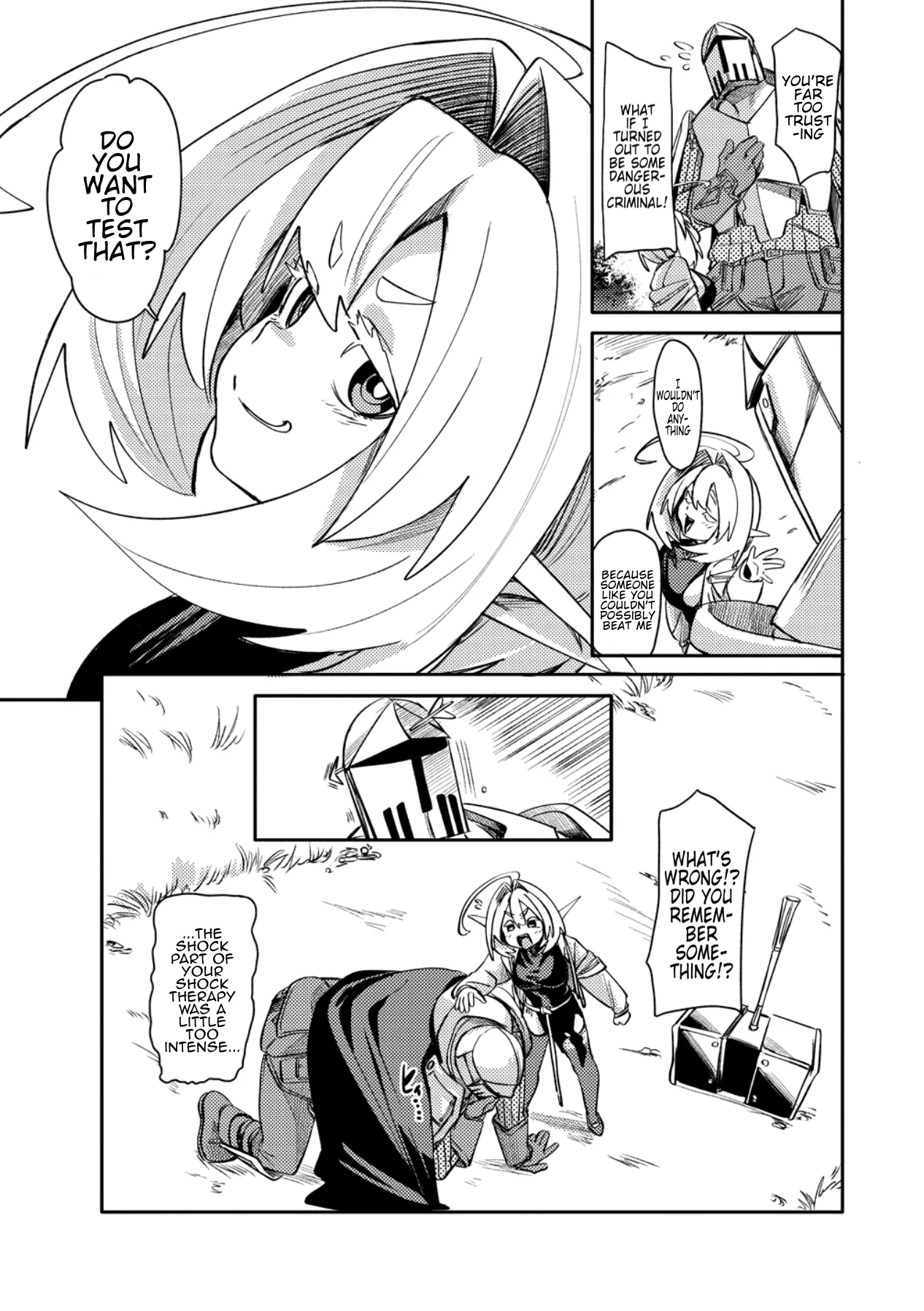 The Elf Picked Up a Heavy Knight. — Chapter 1 — Page 23