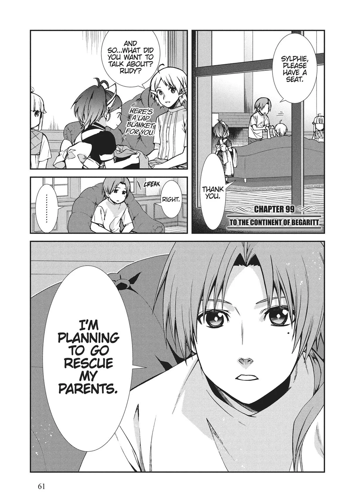 Mushoku Tensei: Jobless Reincarnation — Chapter 99 — Page 1