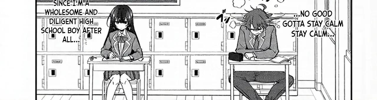 The Cool Beautiful Girl Sitting Next to Me That Everyone Envies Is Actually Way Too Lewd in Her Head — Chapter 1 — Page 36