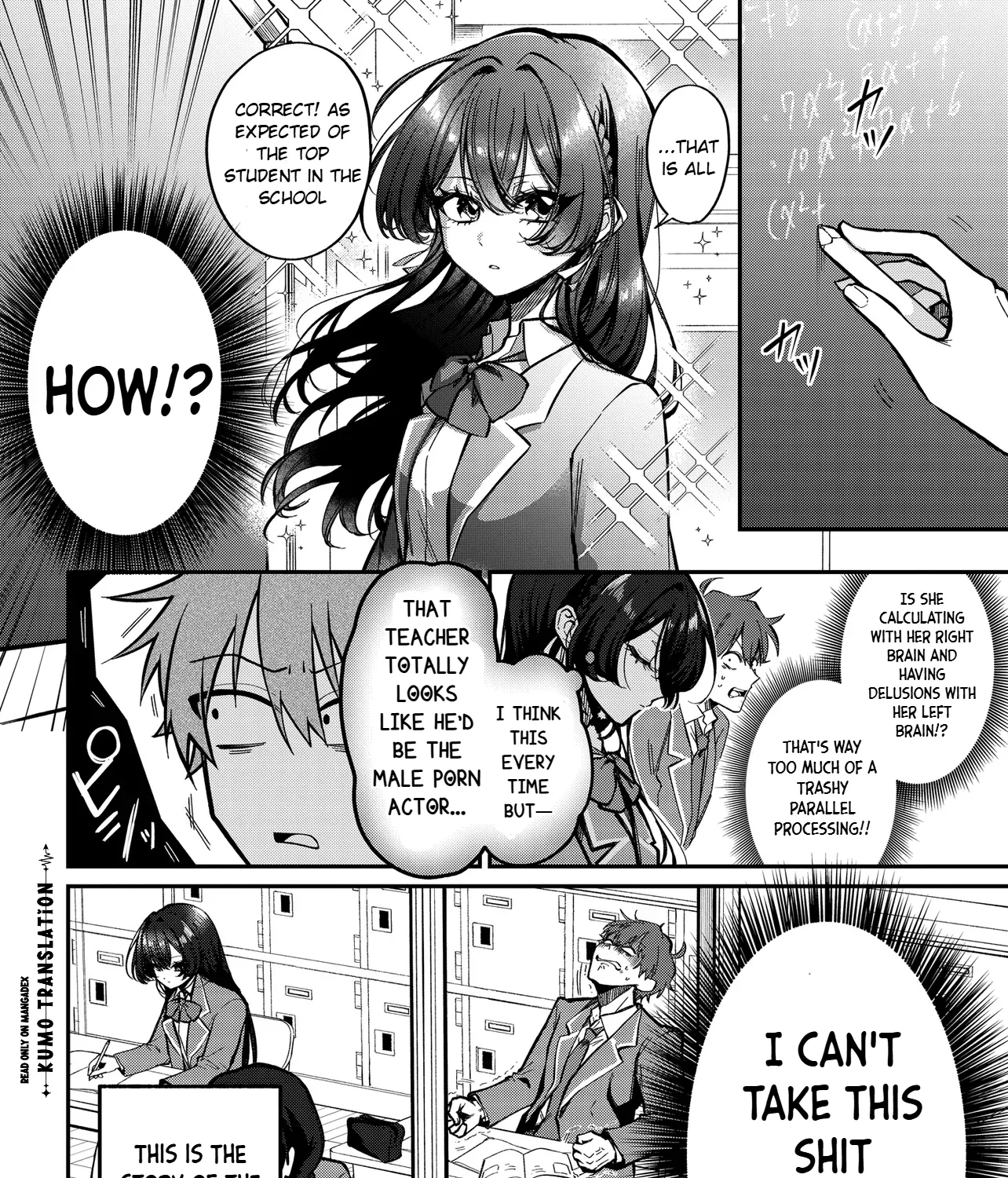 The Cool Beautiful Girl Sitting Next to Me That Everyone Envies Is Actually Way Too Lewd in Her Head — Chapter 1 — Page 41