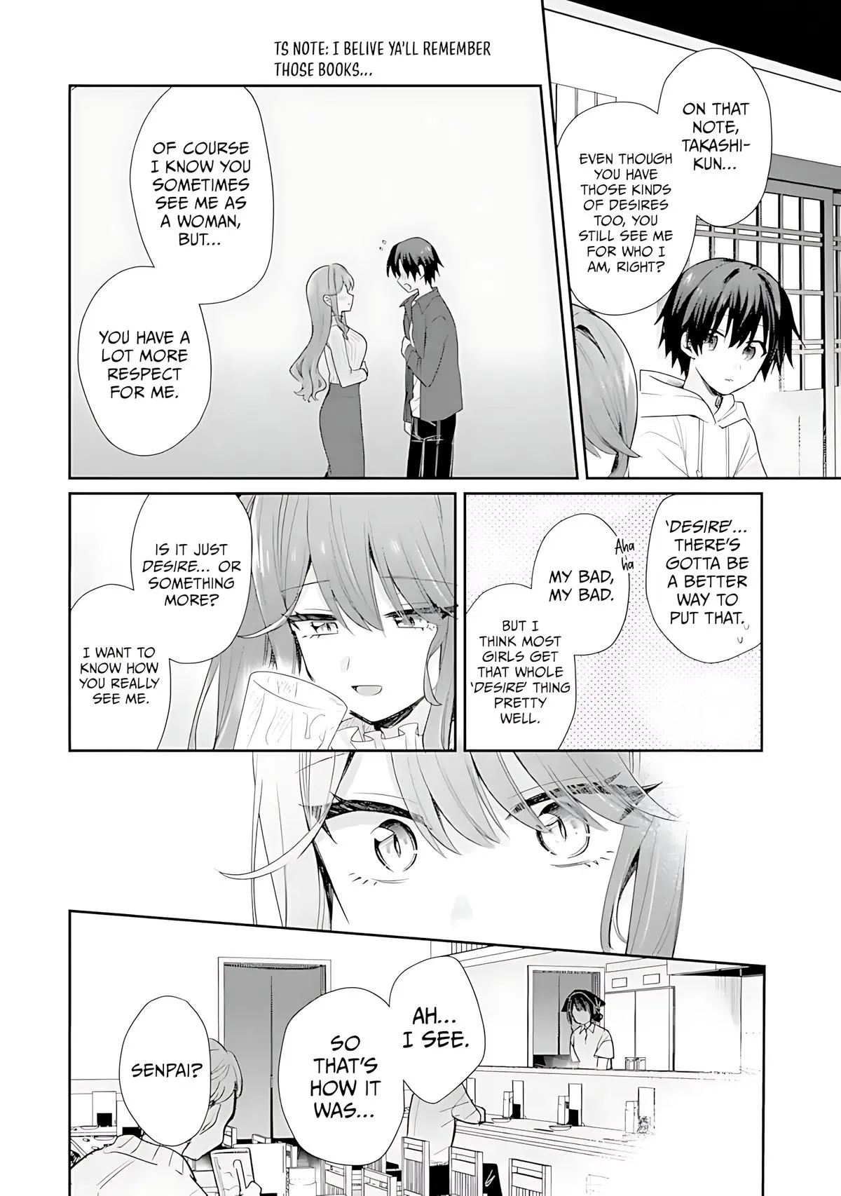 Osake to Senpai Kanojo to no Amaama Doukyo Lovecome wa Nijuusai ni Natte kara — Chapter 12 — Page 21
