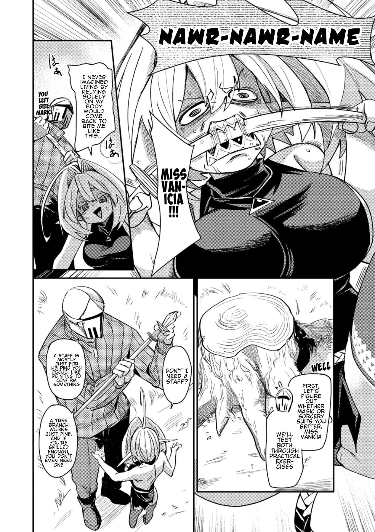 The Elf Picked Up a Heavy Knight. — Chapter 3 — Page 10