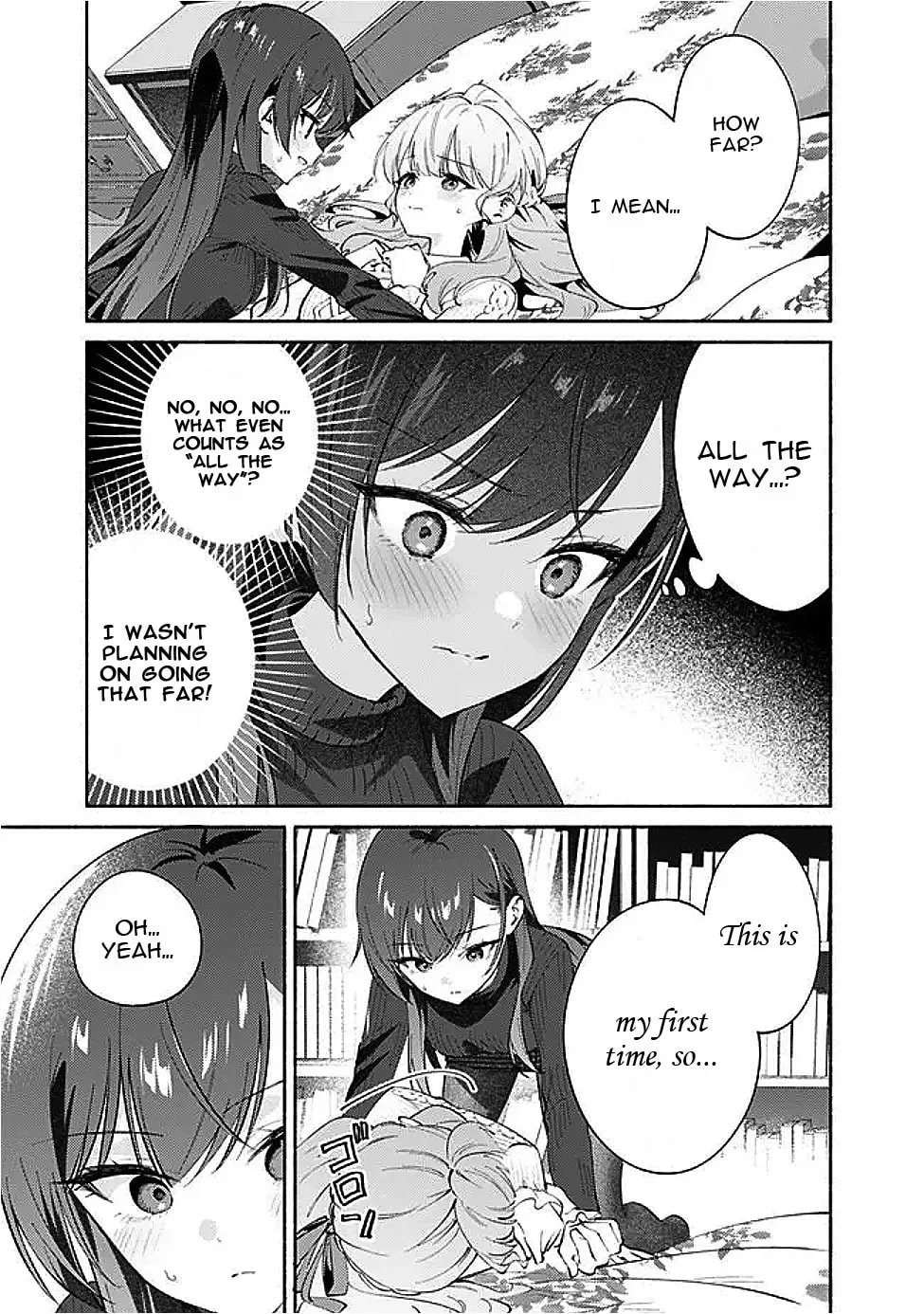 A Yuri Story About Breaking a Pretty Girl Who Keeps Insisting She Won't Lose Into Submission — Chapter 10 — Page 7